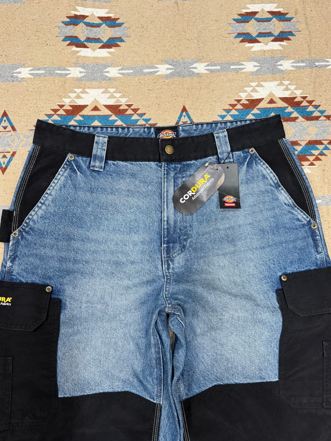 [34] 슈프림 x 디키즈 코듀라 카고 팬츠 데님 - 25FW 상품이미지2