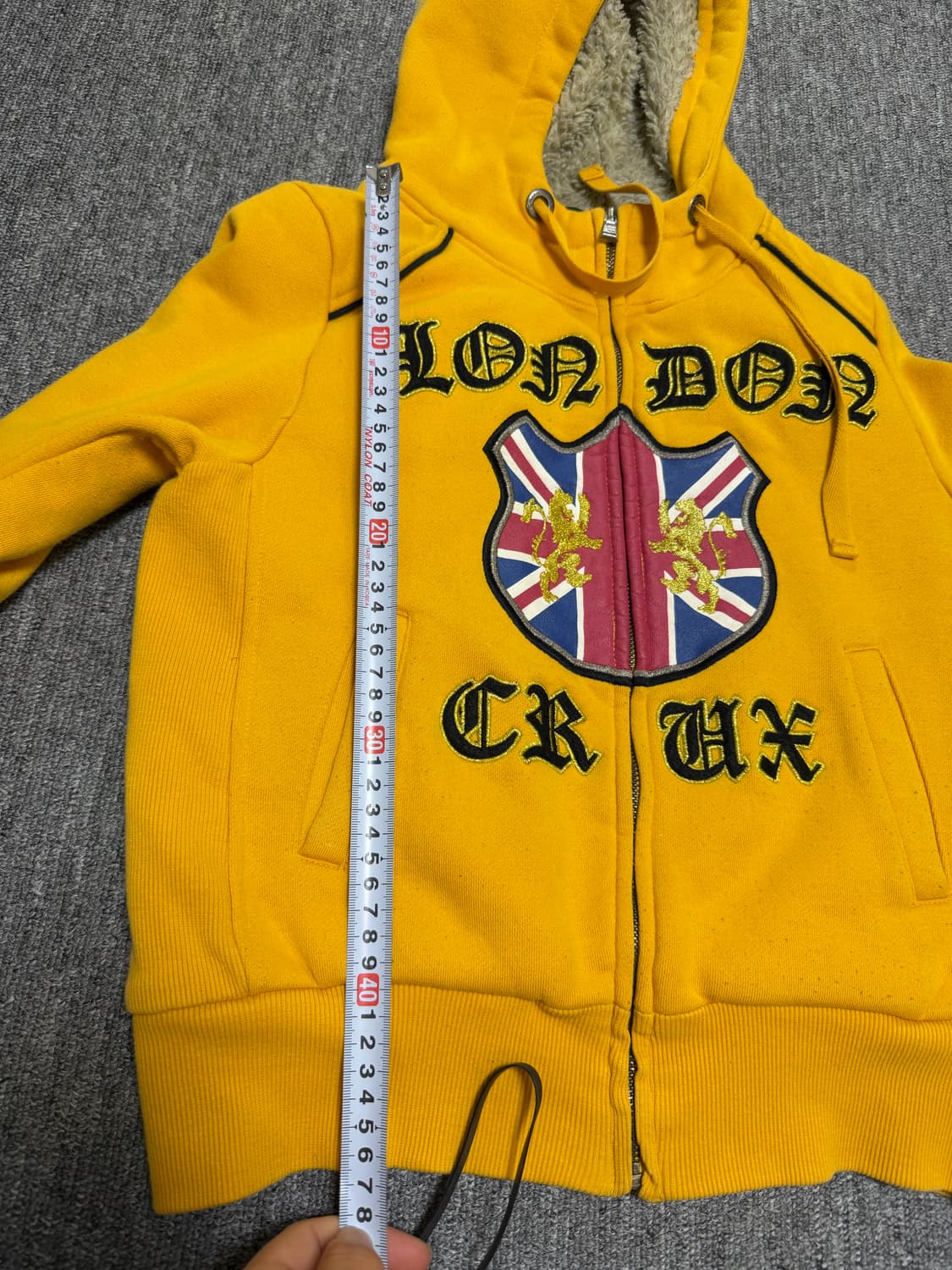 빈티지 런던 후드집업 85사이즈 상품이미지3