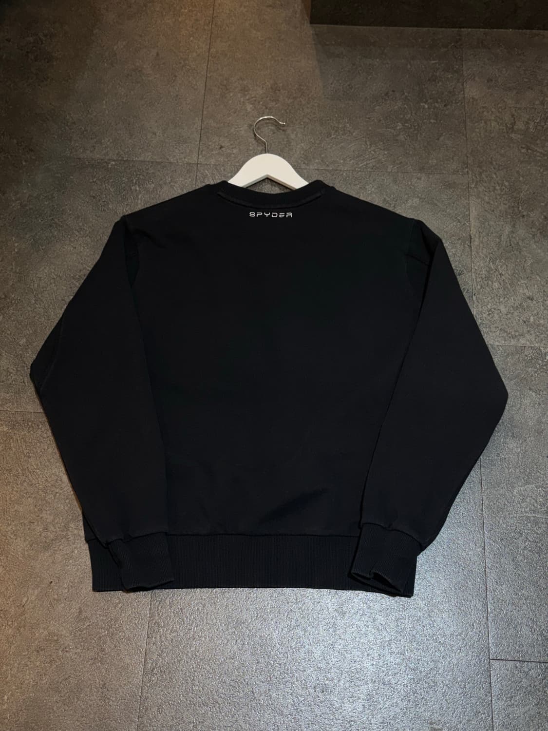 스파이더 맨투맨 블랙 L사이즈 상품이미지3