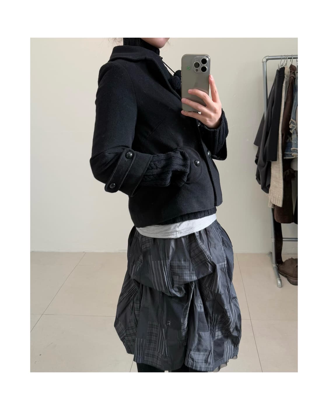 빈티지 7부 슬리브 자켓 상품이미지2