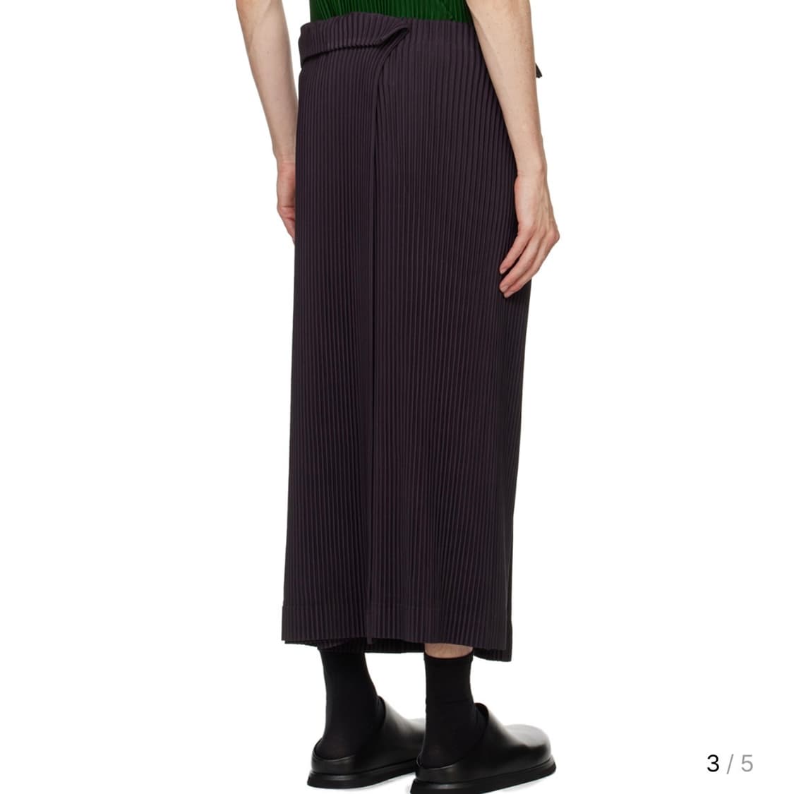 [003] 이세이미야케 옴므플리세 컬러 팔레트 스커트 팬츠 퍼플 상품이미지7