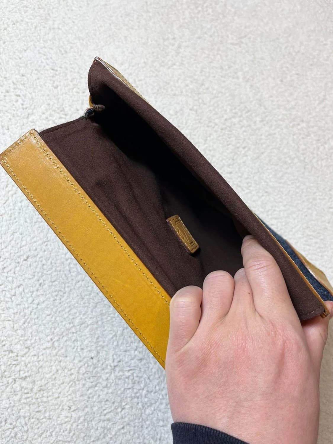 MASCOLANZA X 해리스트위드 헤링본 핸드백 A1746 상품이미지6