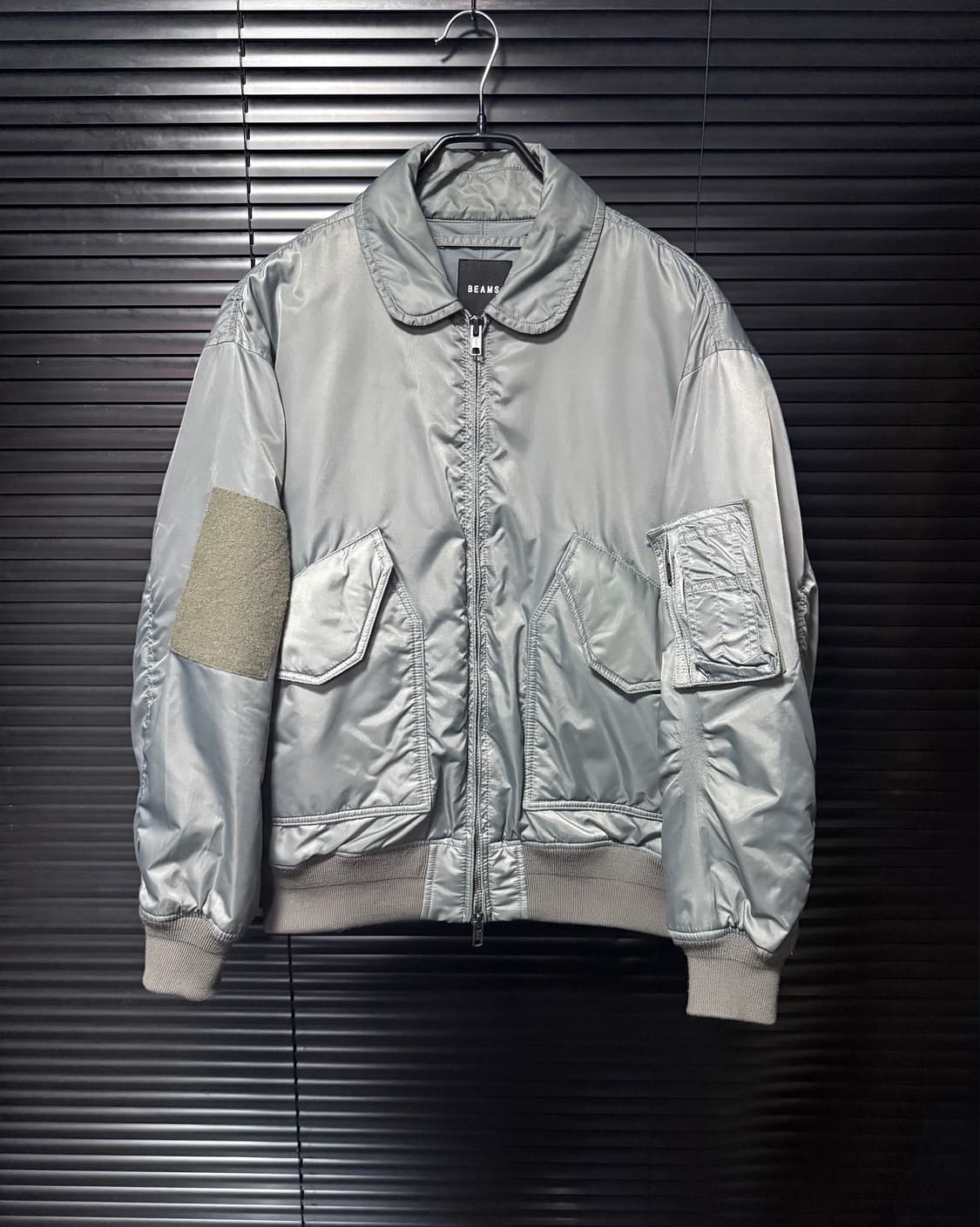 빔즈 ma1 ma-1 항공 점퍼 블루종 봄버 민트 밀리터리 워크 공군 상품이미지2