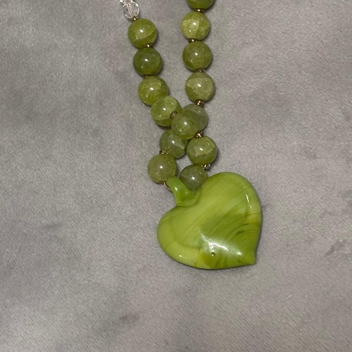 빈티지 모리걸 페어리 하트 팬던트 목걸이  상품이미지2