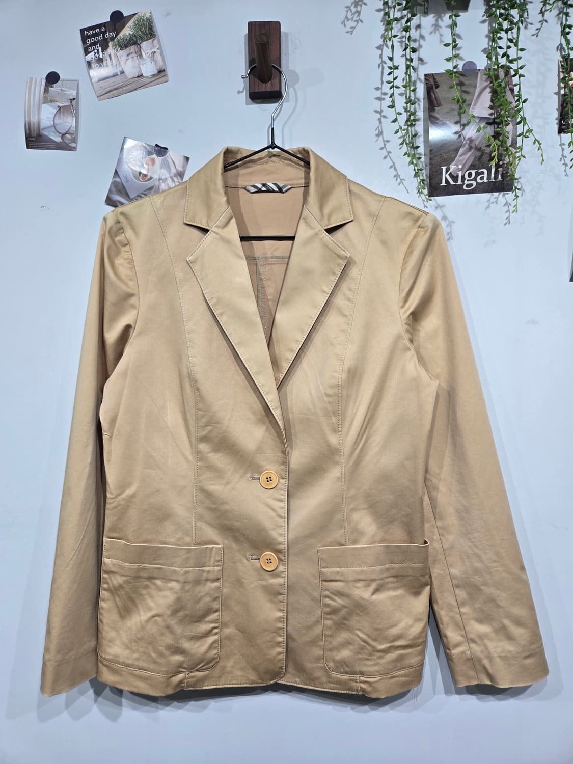 버버리 베이지 여성 자켓 블레이저 상품이미지3