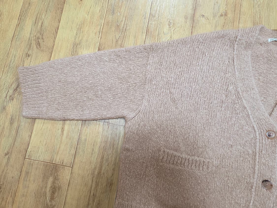 정감스튜디오(JEONG GAM) 키드모헤어 울 니트가디건 프리사이즈 새상 상품이미지4