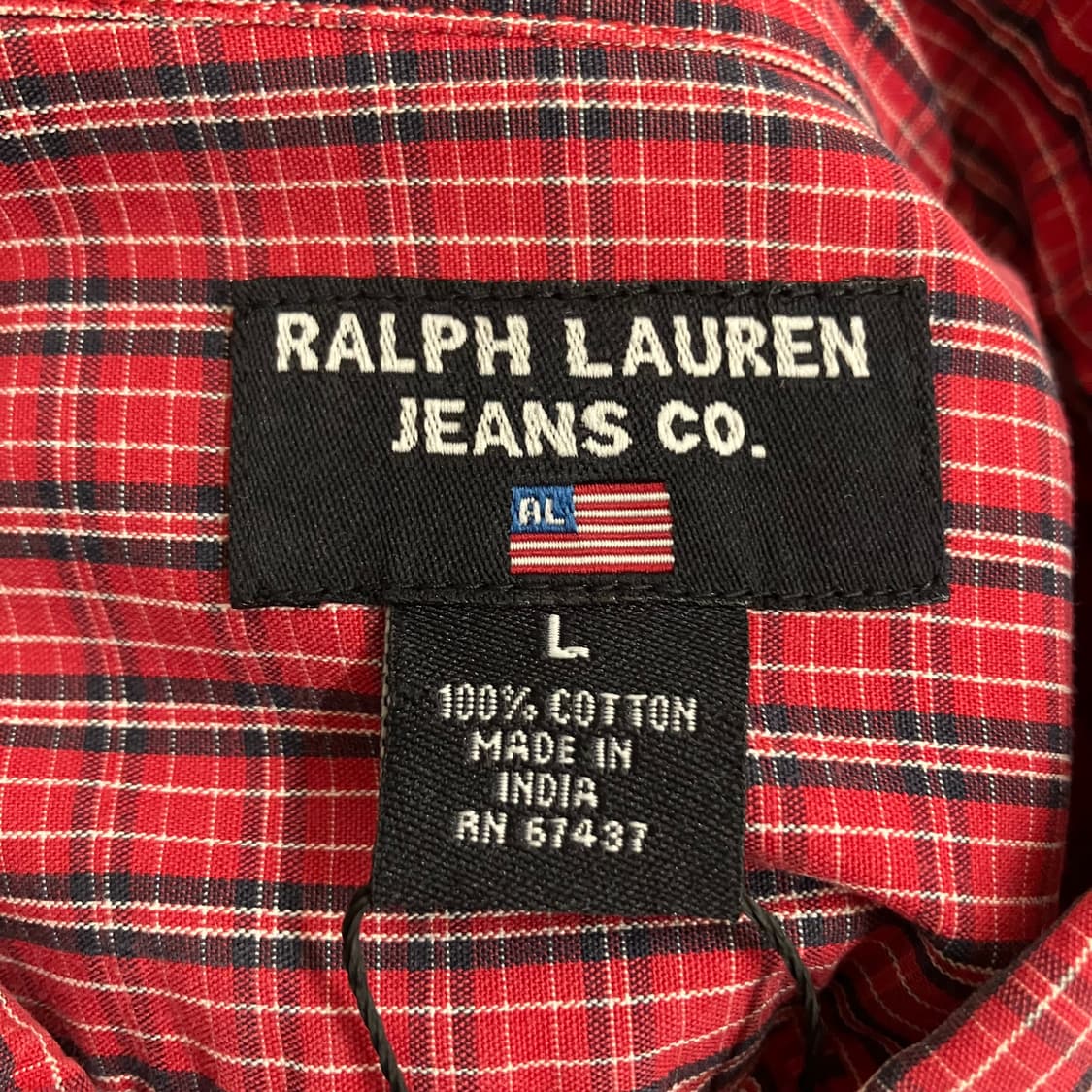 N176 폴로 진스 체크셔츠 상품이미지3