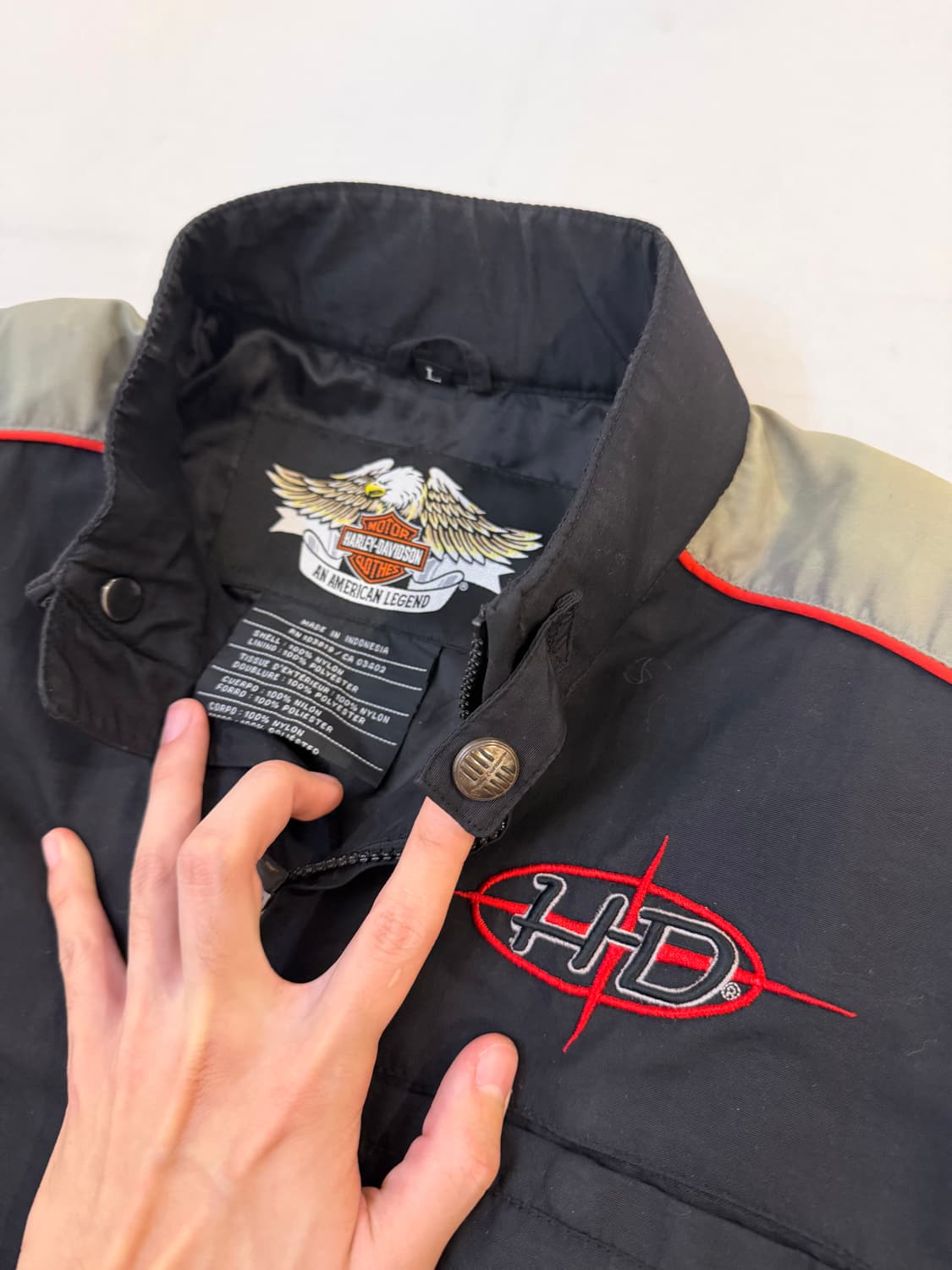 00s 할리데이비슨 투웨이 레이싱 자켓 상품이미지6