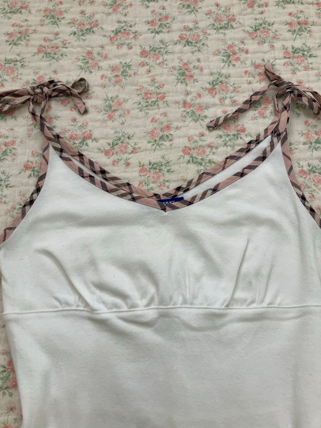 버버리 딸기 우유 핑크 리본 나시 1082 일본빈티지  국내유일매물 상품이미지6