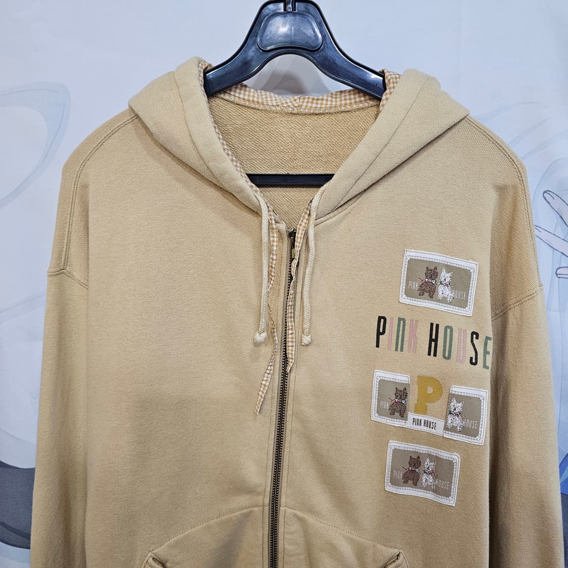 PINK HOUSE 핑크하우스 빈티지 오버핏 후드집업 상품이미지2