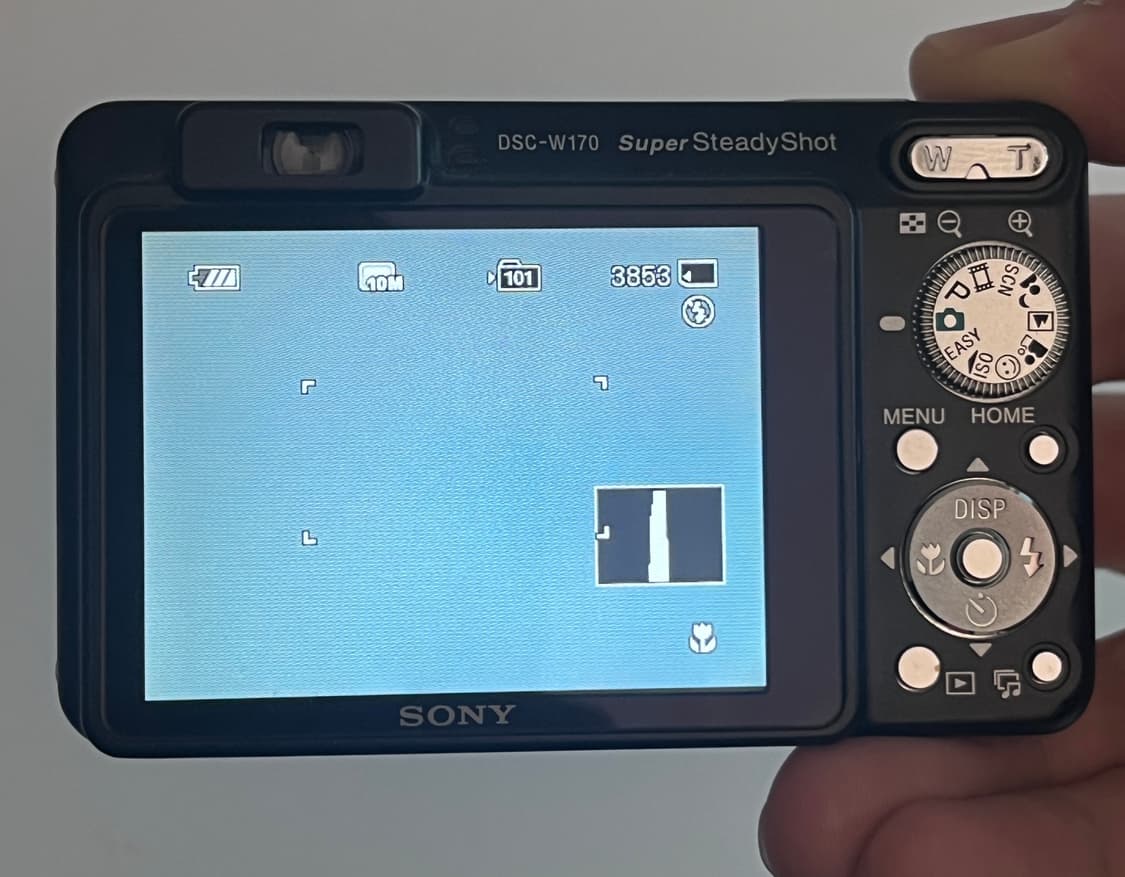 소니 dsc-w170 빈티지 디지털카메라 상품이미지5