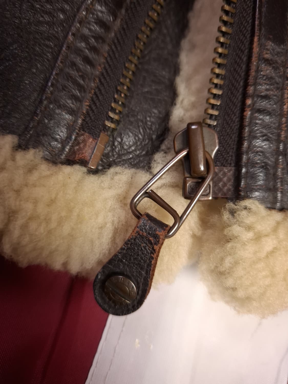 미공군 B-3 TYPE 리얼레더 항공 폭격기 무스탕 상품이미지6