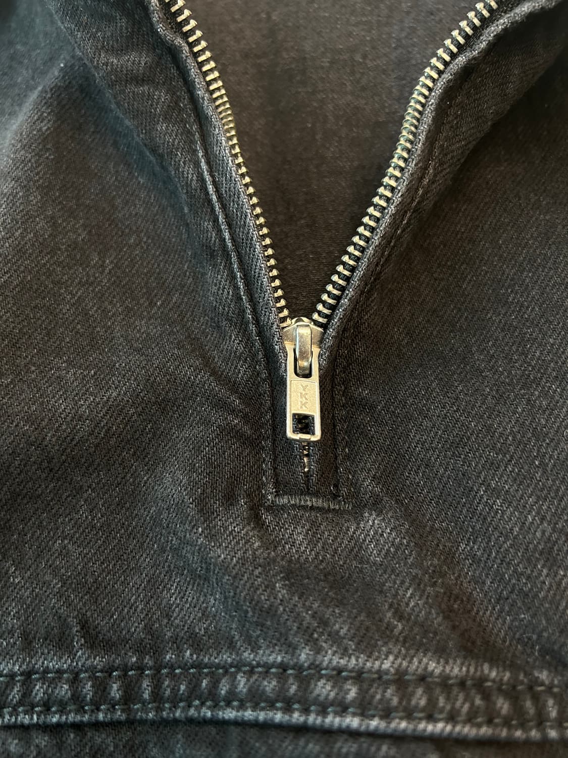 자라(zara) 흑청 데님 오버롤 상품이미지4