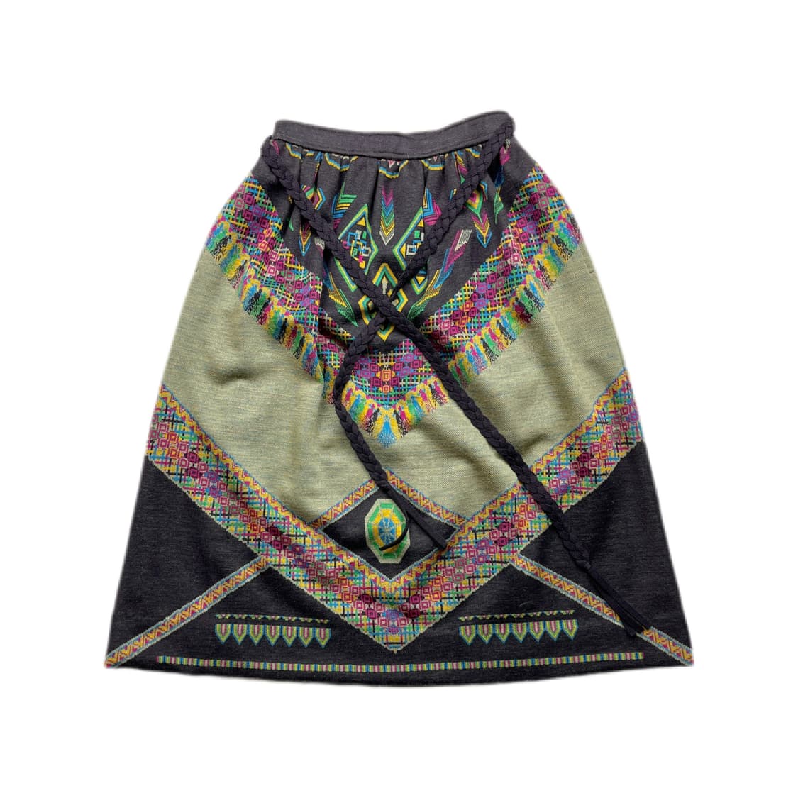 보헤미안 풍 에스닉 벨트 스커트 상품이미지2