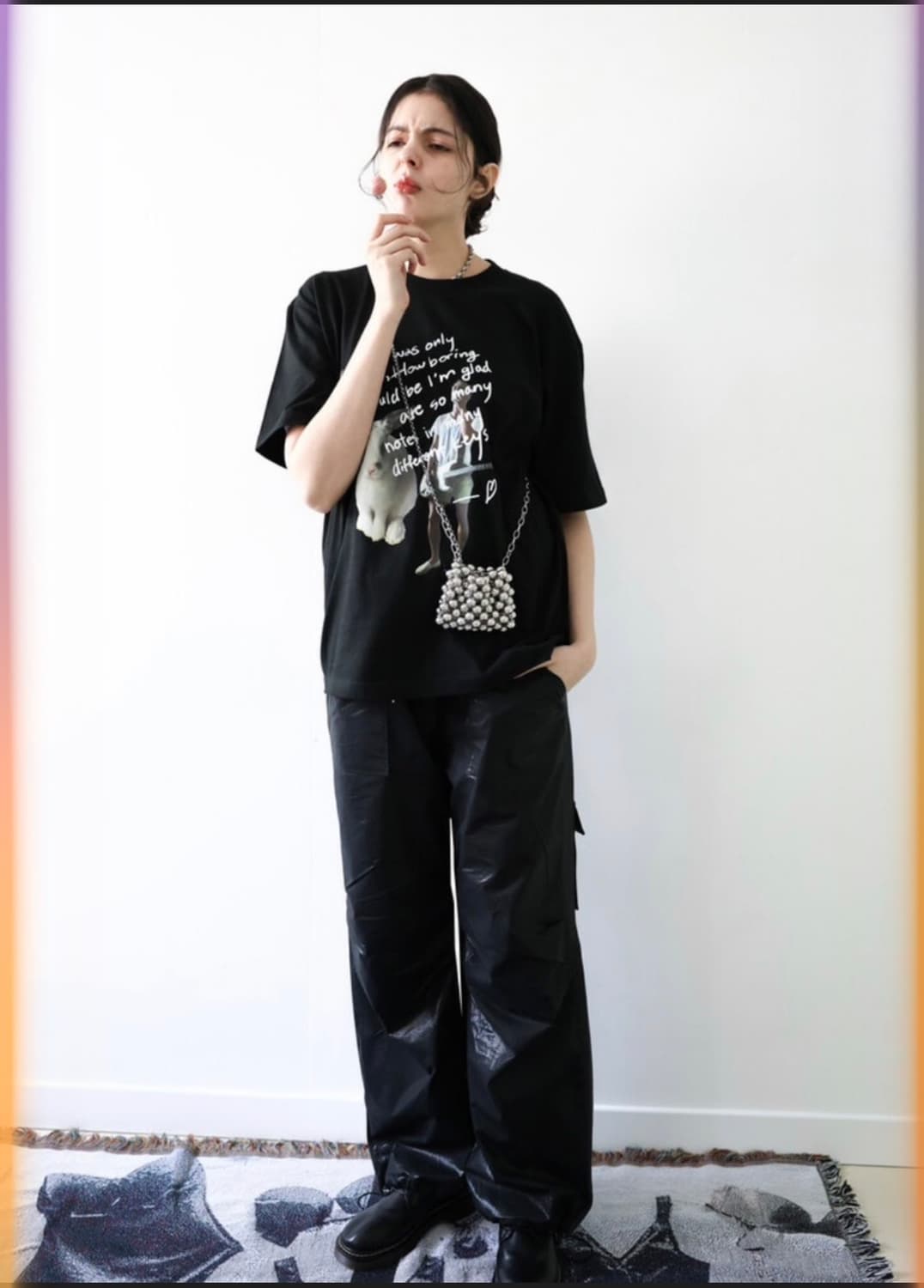 인앵양인하모니 진주백 비즈백 상품이미지1