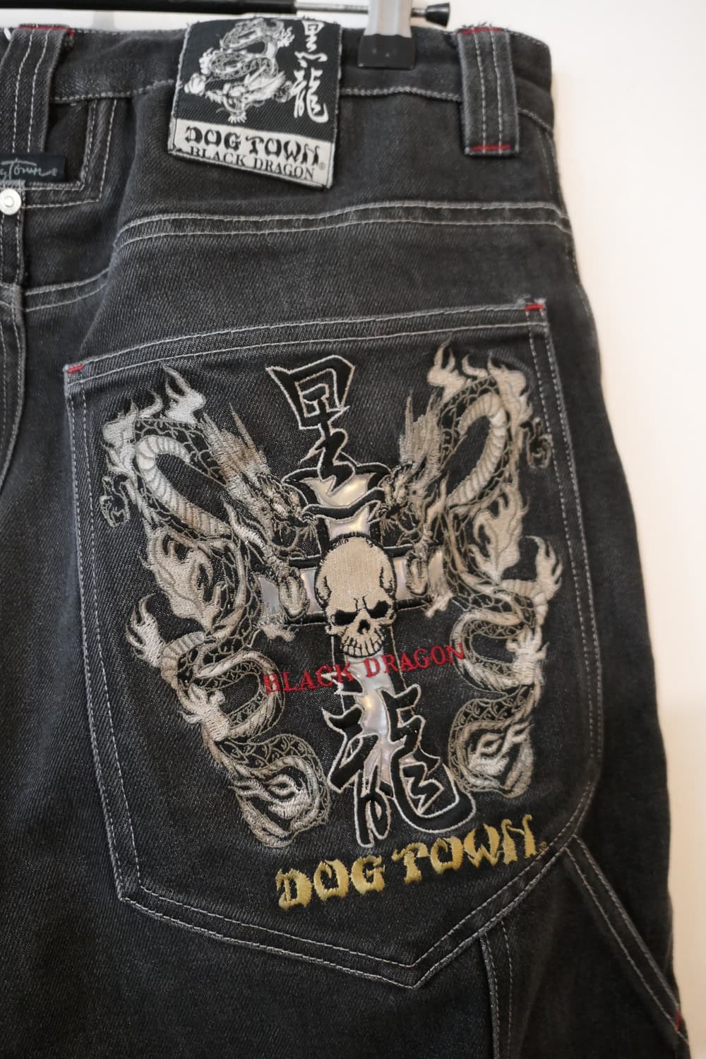 dog town 도그타운 카펜더 올드스쿨 힙합 스케이트보드 데님 팬츠 상품이미지2