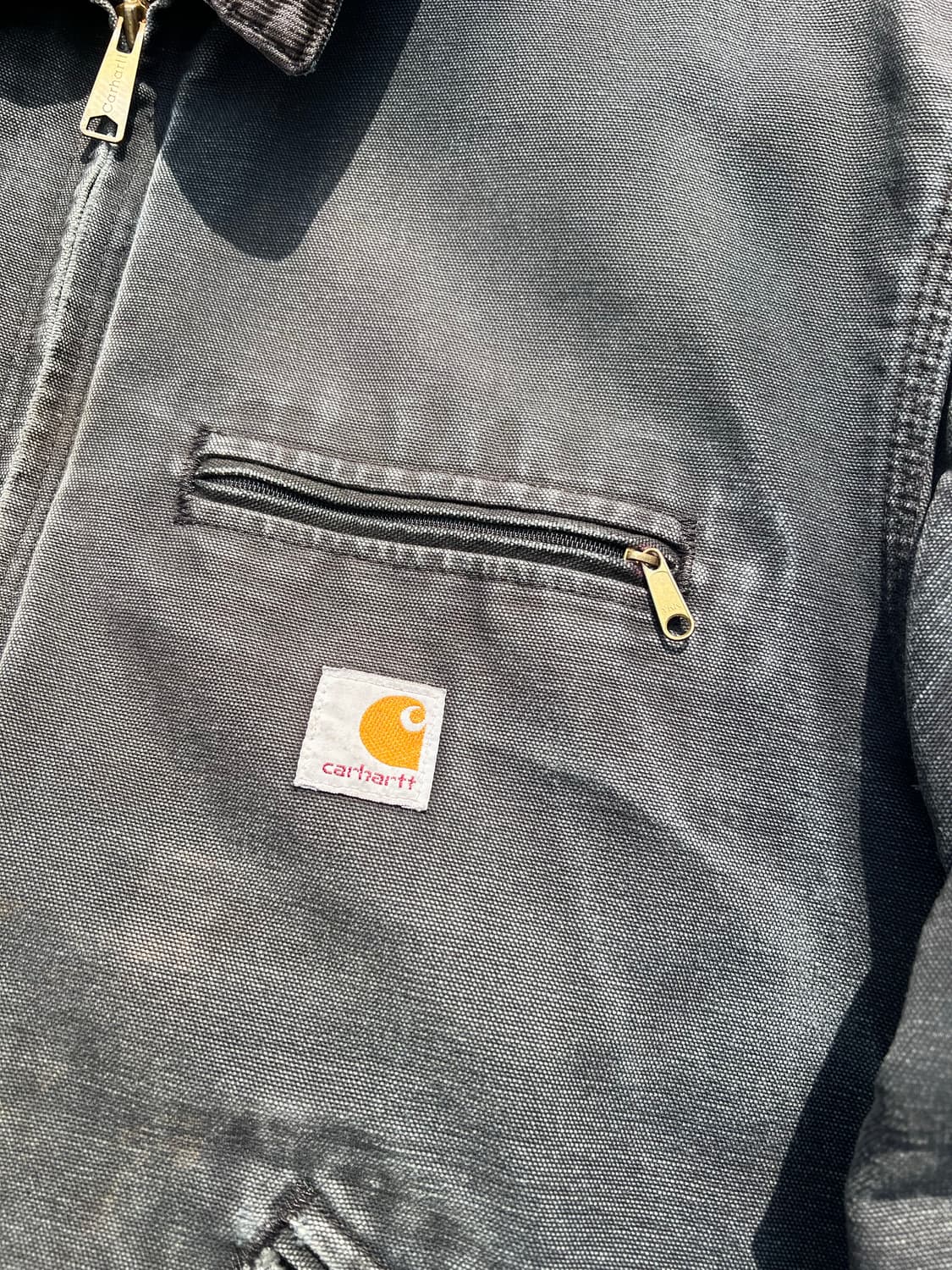 칼하트 00s 디트로이트 자켓 블랙 상품이미지3