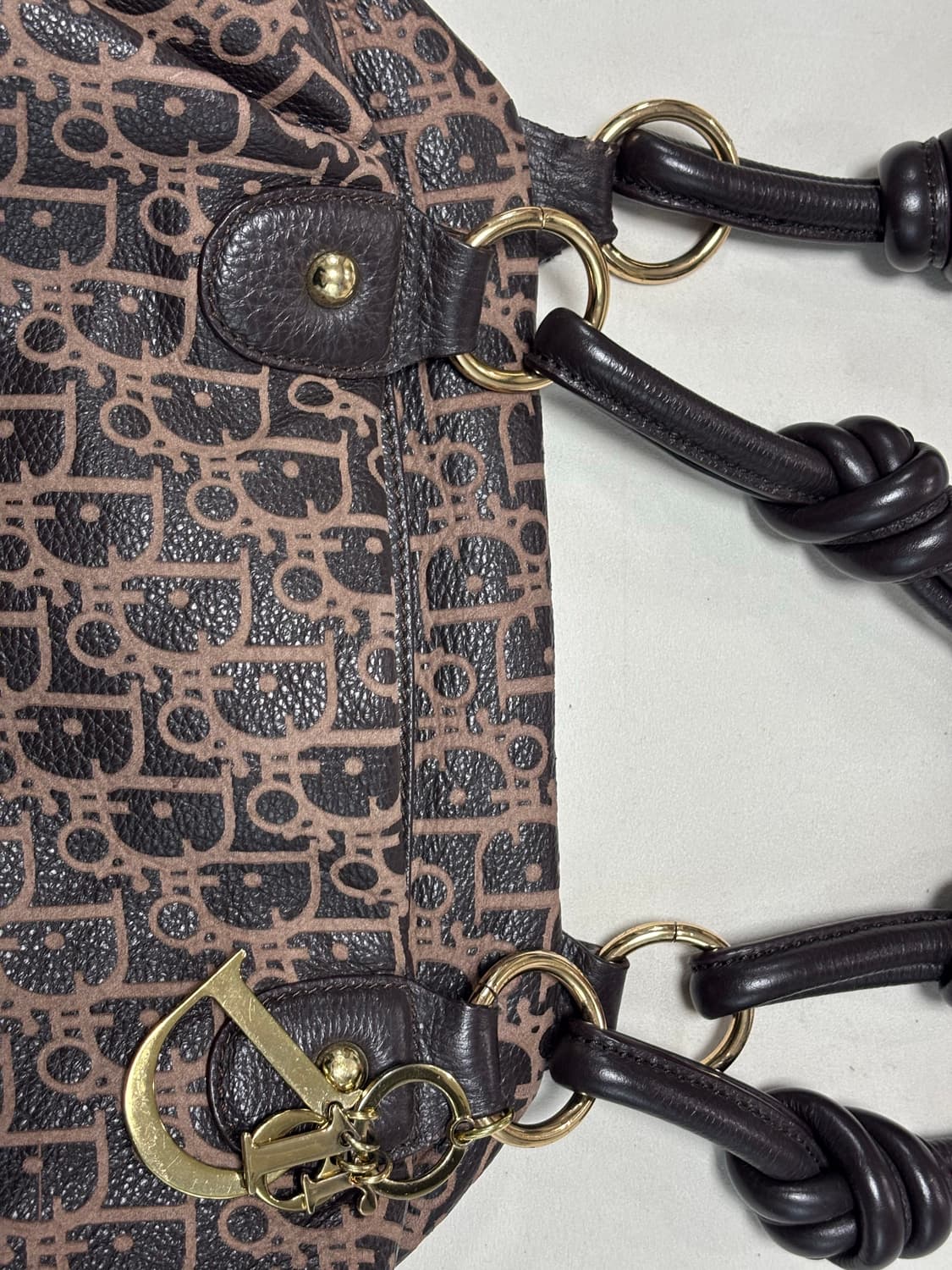 디올 트로터 캔버스 호보백  DIOR TROTTER (빈티지/정품) 상품이미지4