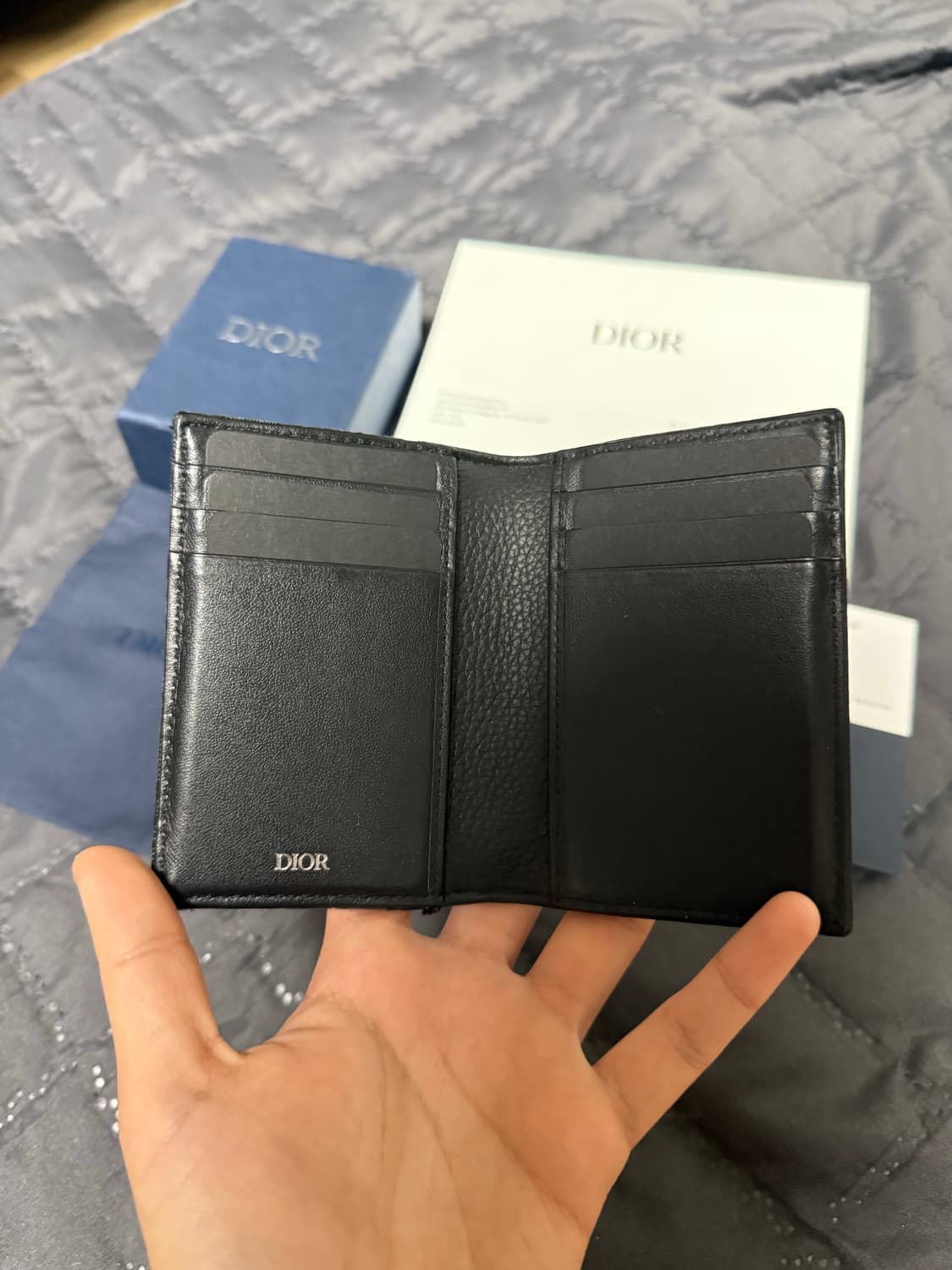 디올 25SS 오블리크 자카드 새들 오거나이저 블랙  상품이미지3