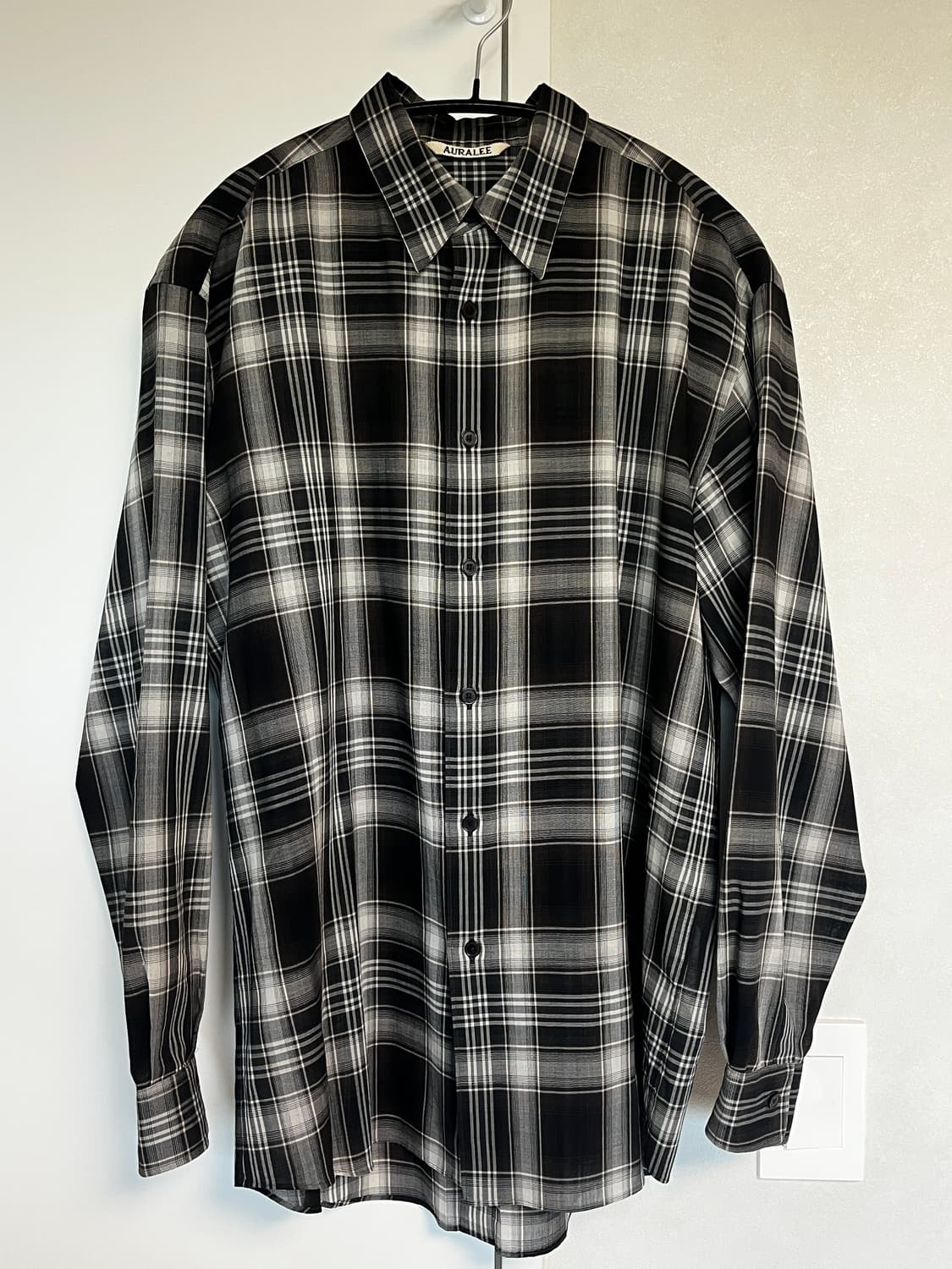 오라리 체크셔츠 상품이미지1