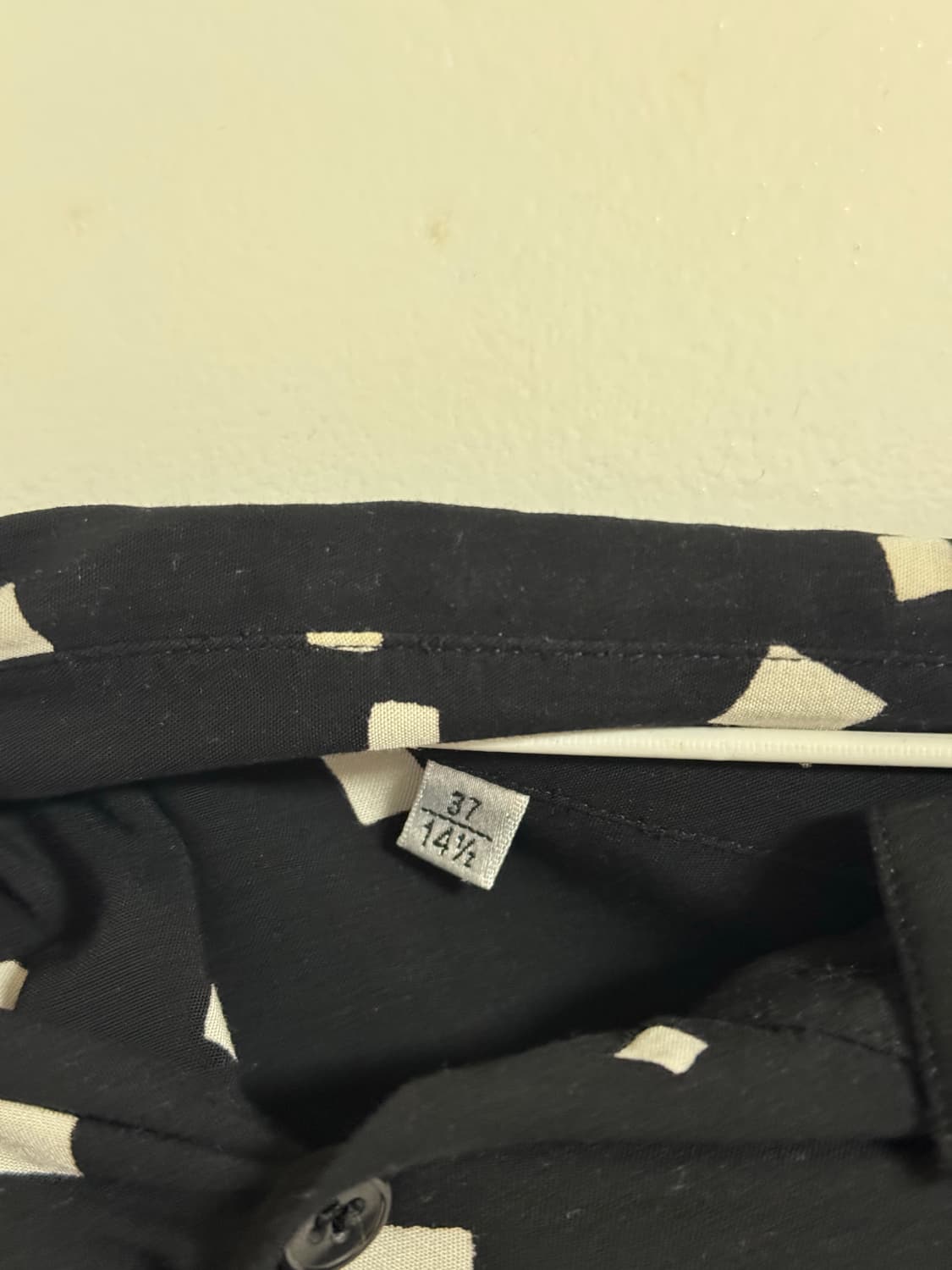 생로랑 스퀘어 패턴 비스코스 반팔 셔츠 상품이미지4