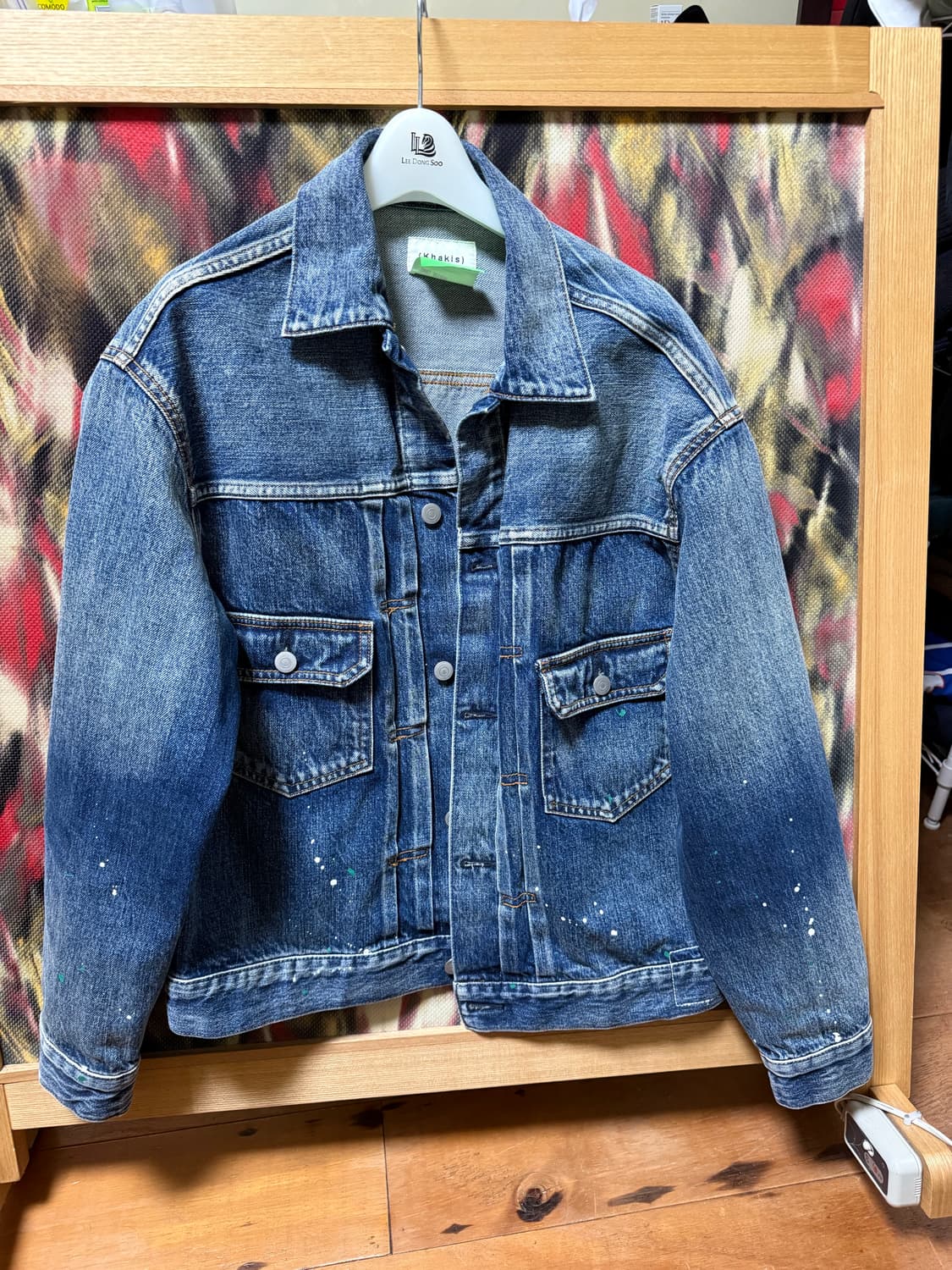 카키스 데님 트러커 청자켓 상품이미지1