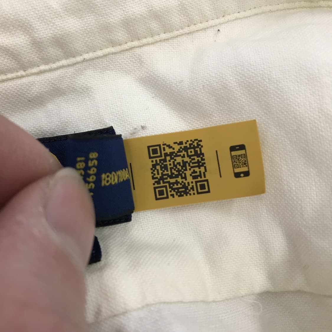 폴로 랄프로렌 커스텀핏 화이트 옥스포드셔츠 QR [L] 상품이미지5