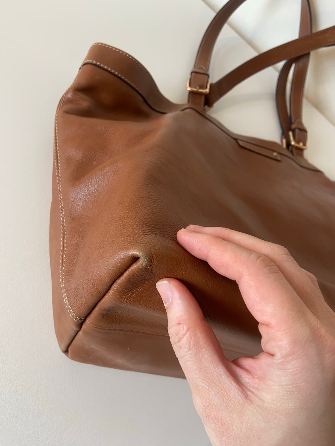 빈폴 가죽 숄더백 토트백 상품이미지5