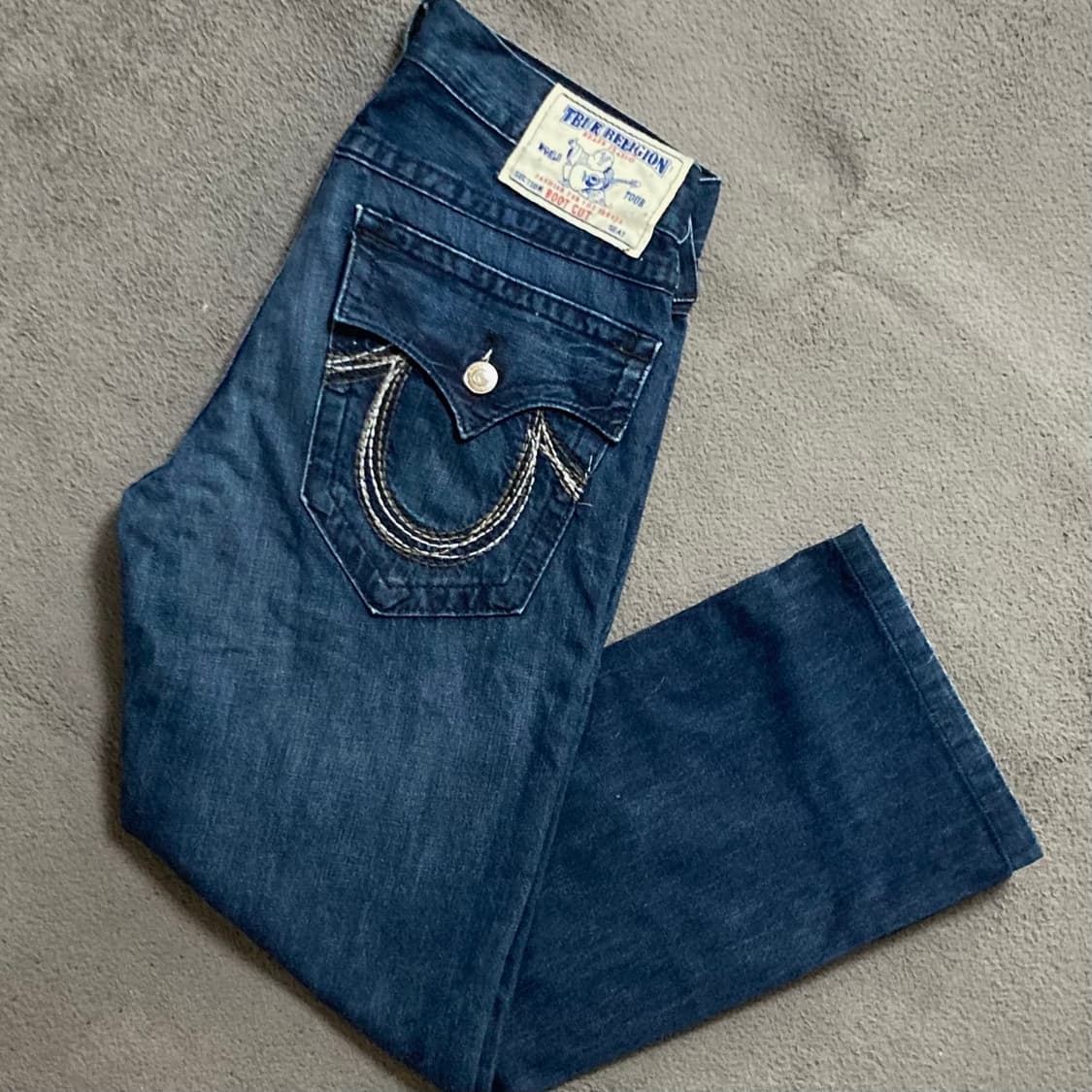 트루 릴리전 BOOT CUT 데님팬츠 SEAT 상품이미지1