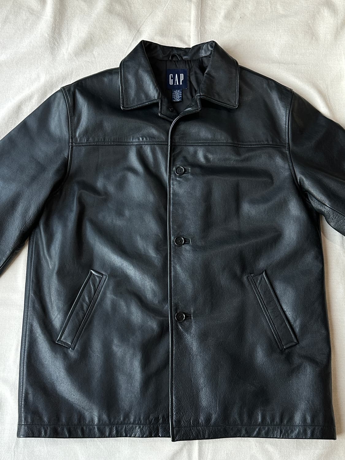 올드갭 리얼레더 카코트 블랙 L 상품이미지3