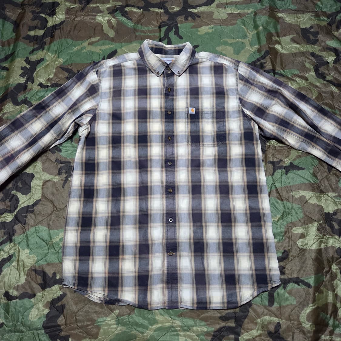 Carhartt Relaxed Fit Plaid Check Shirt 상품이미지2