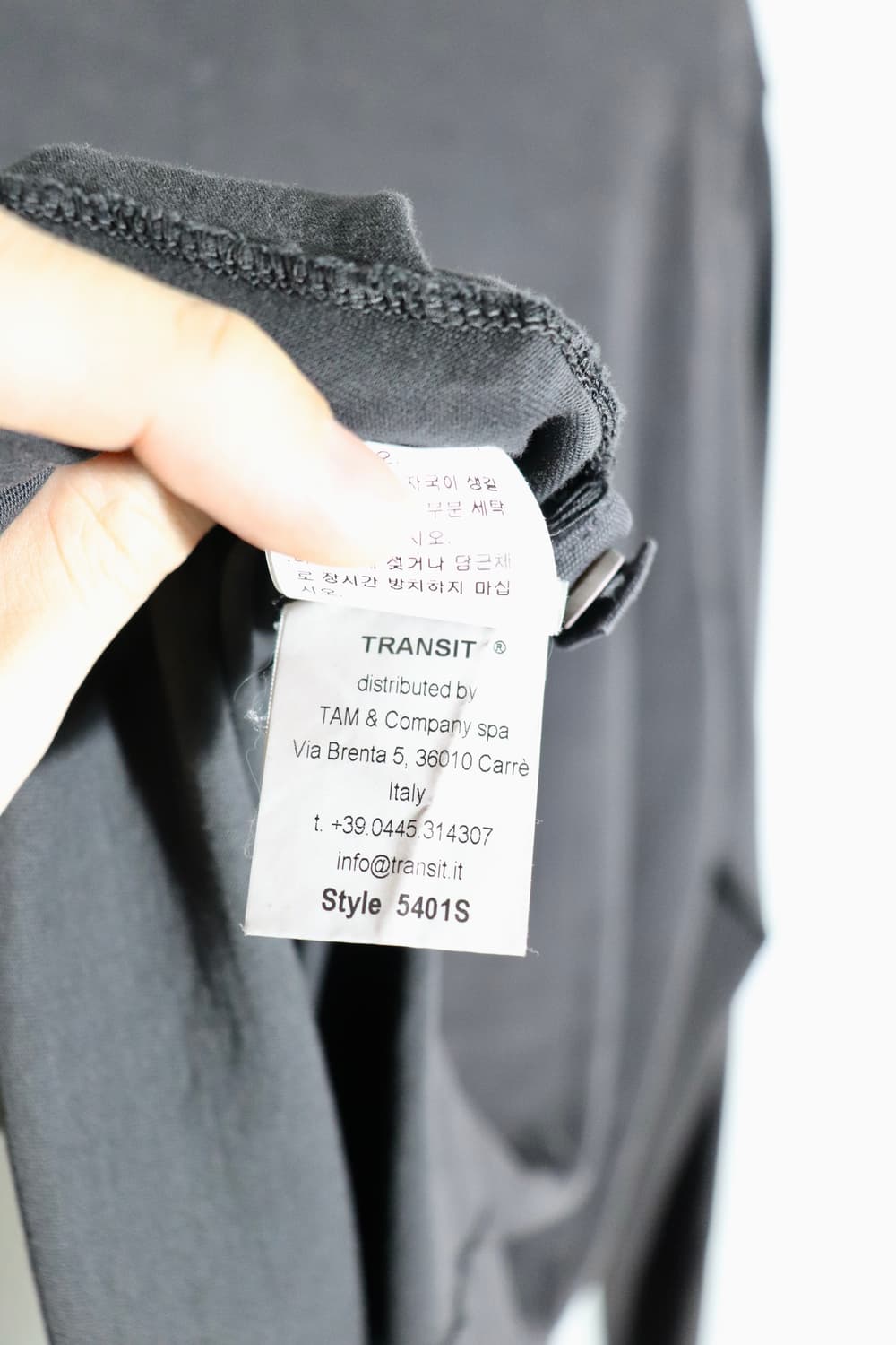 [XS] 트랜짓 드레이프 카울넥 롱슬리브 상품이미지5