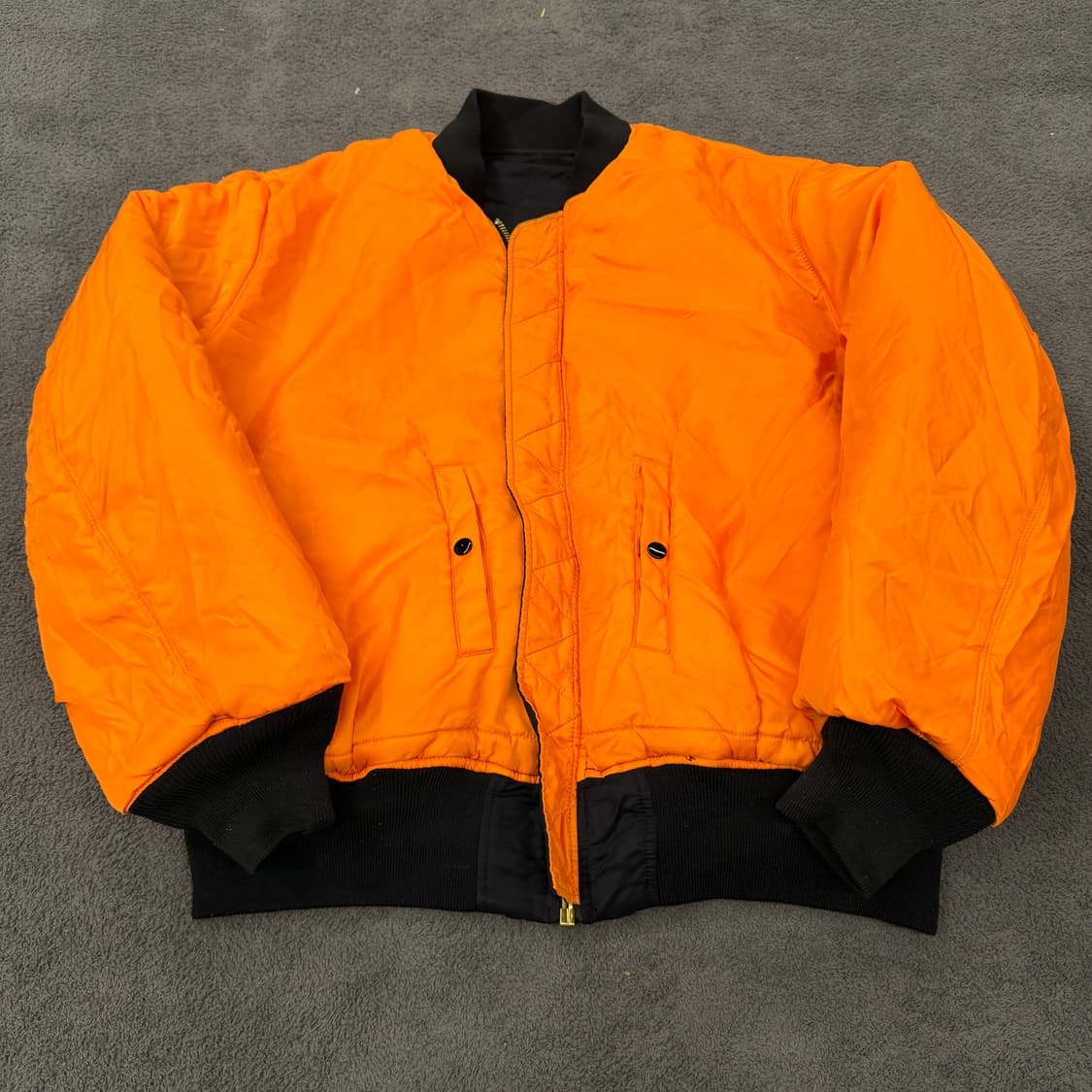 [ 정품/2XL ] 알파인더스트리 플라이트 ma-1 리버시블 항공점퍼 상품이미지3