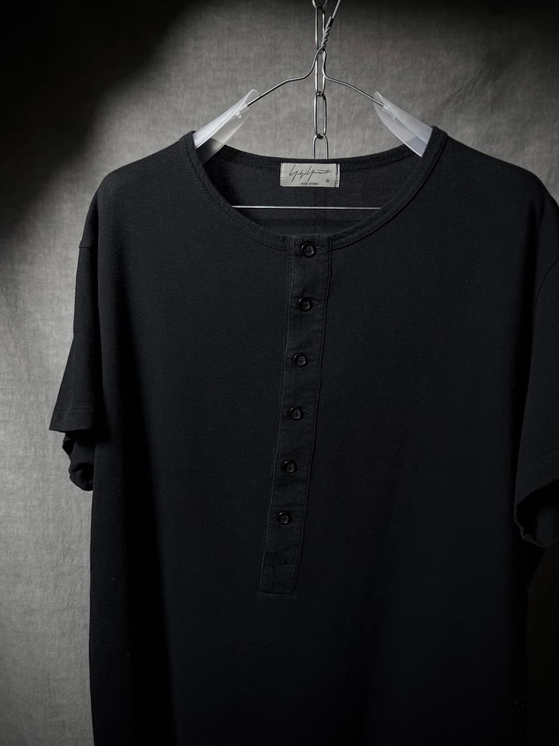 Yohji Yamamoto Pour Homme Henley Neck 상품이미지3