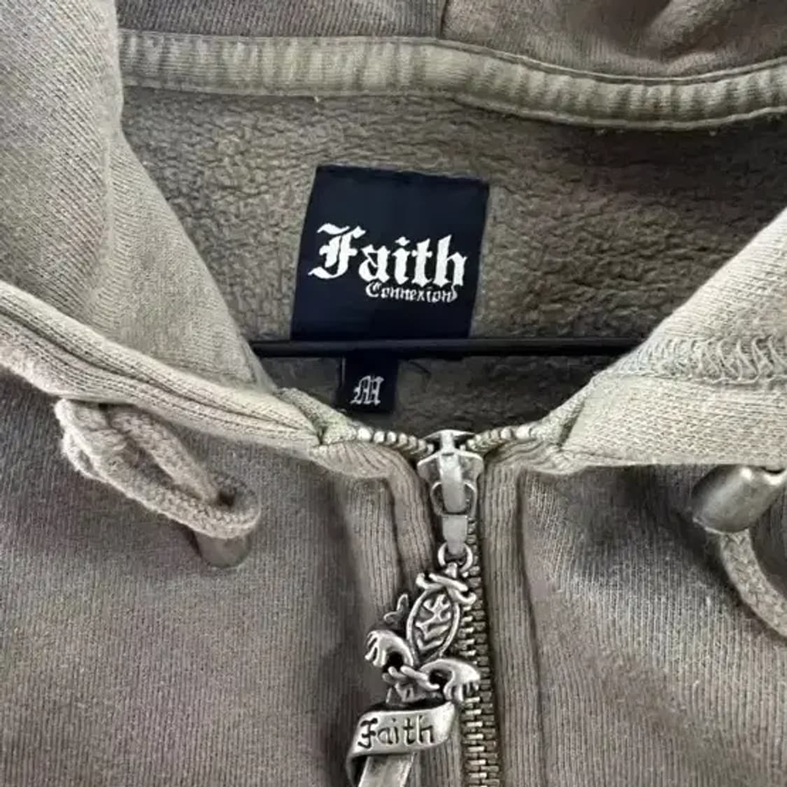 Faith Connexion 후드집업 M 올리브 상품이미지5