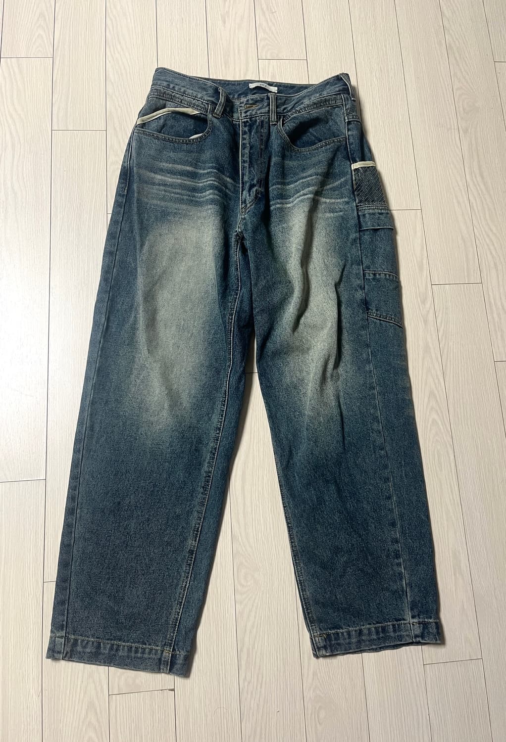 (gear) washed denim pants (blue) m size 상품이미지2