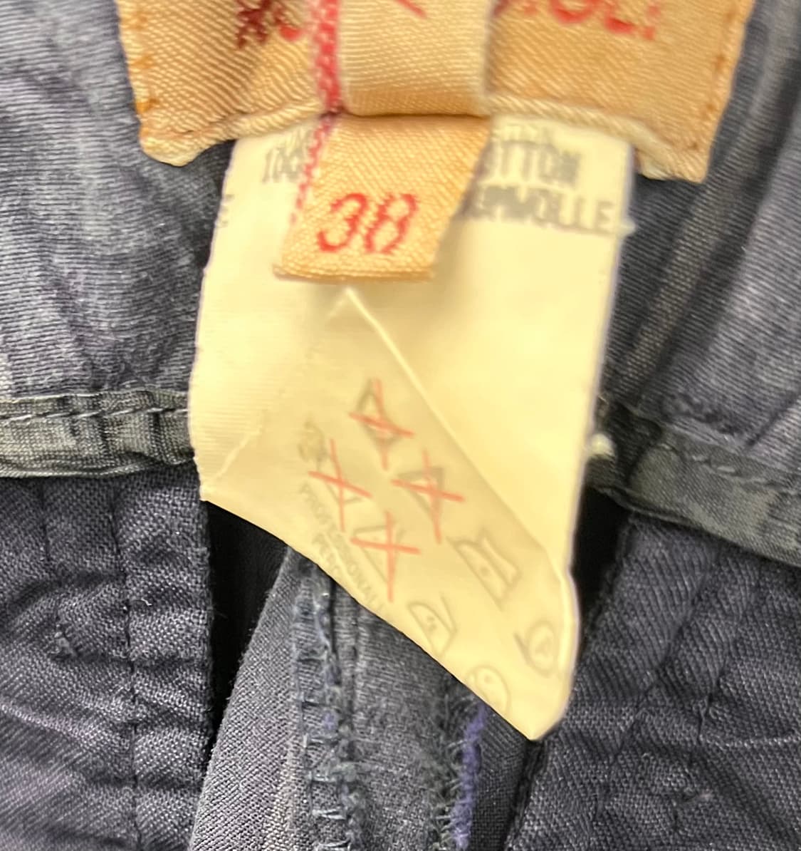 ROMEO GIGLI 스트라이프 부츠컷 바지 38 상품이미지5