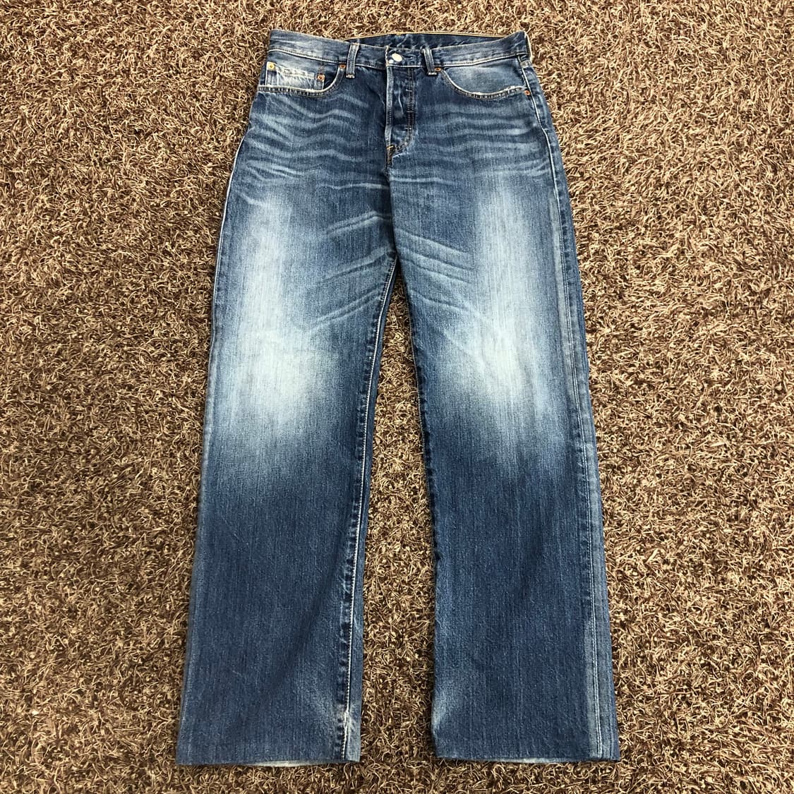 리바이스 501 워싱 데님 팬츠 상품이미지2