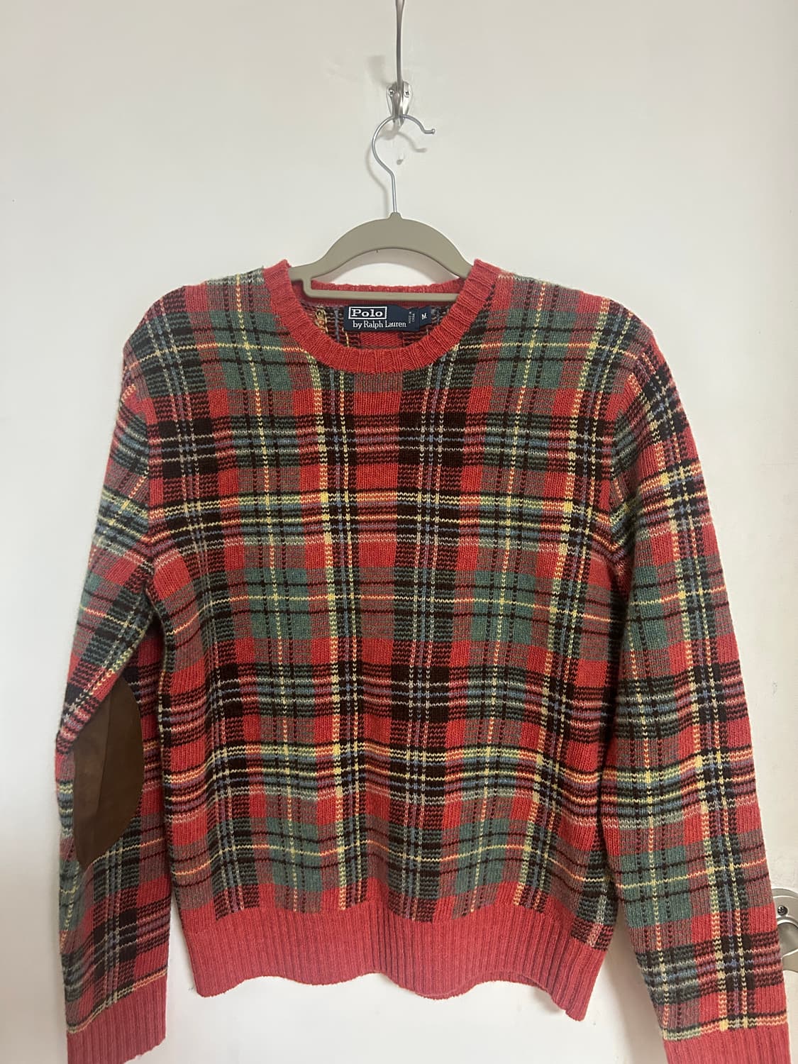 폴로 랄프로렌 체크 니트 M 상품이미지1