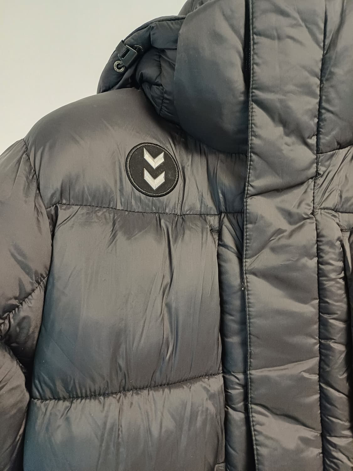 [HUMMEL 덴마크] 남성 L 롱패딩 / 블랙  상품이미지3