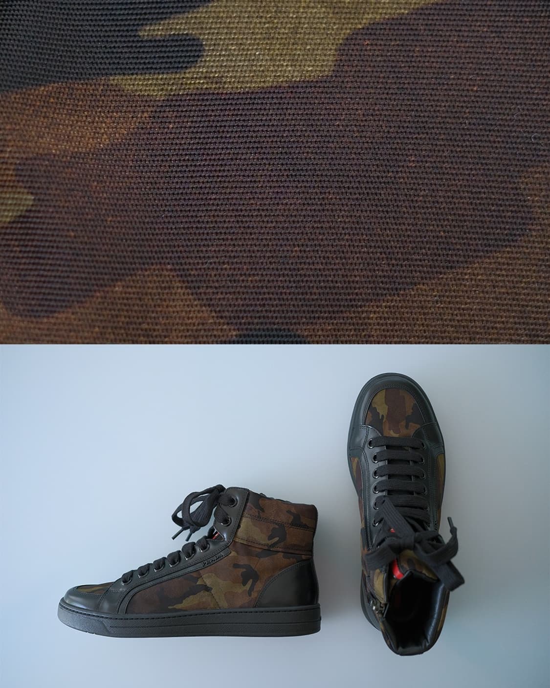 PRADA nylon/leather high top 상품이미지6