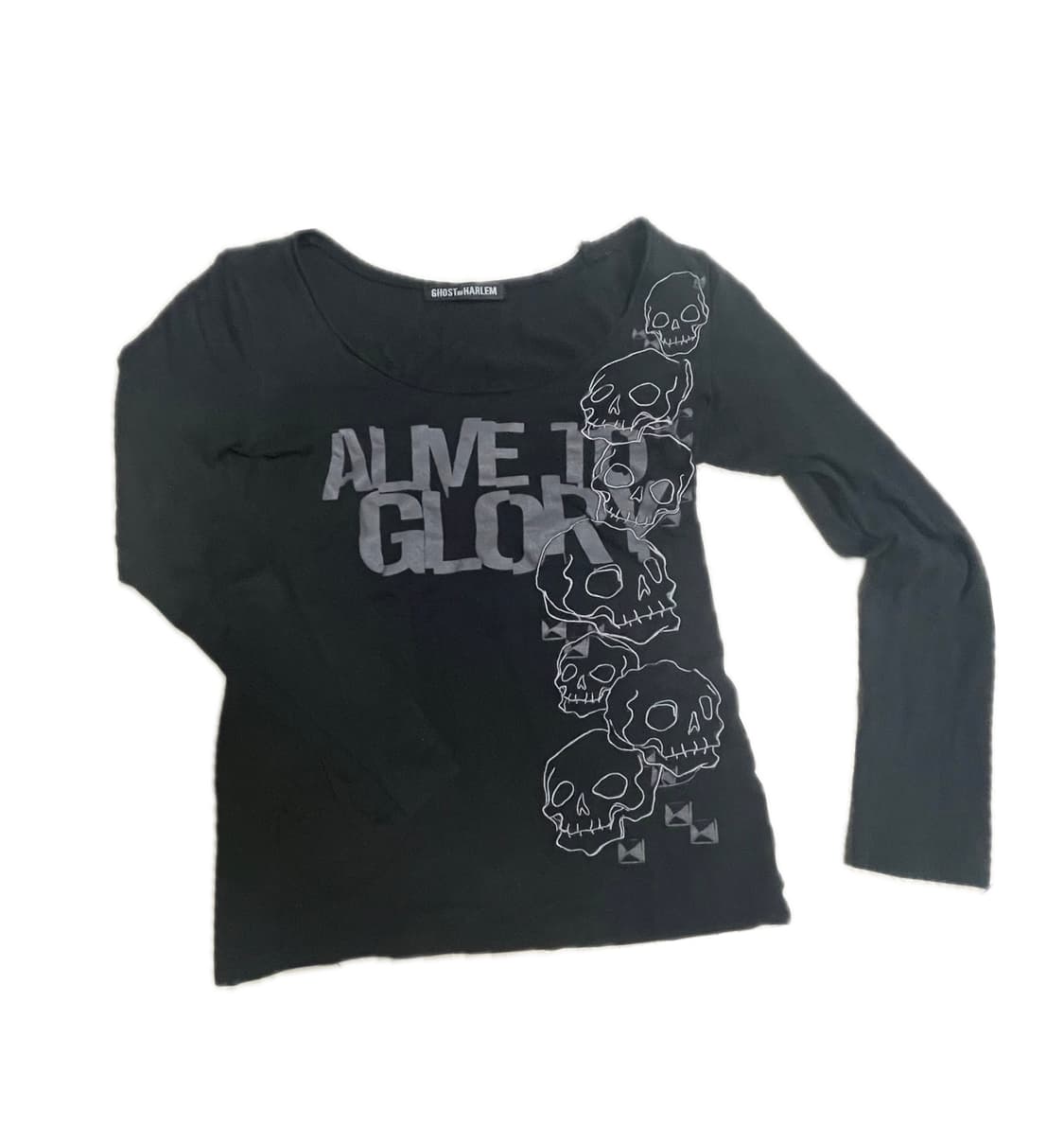ghost of harlem 긴팔 티셔츠 상품이미지1