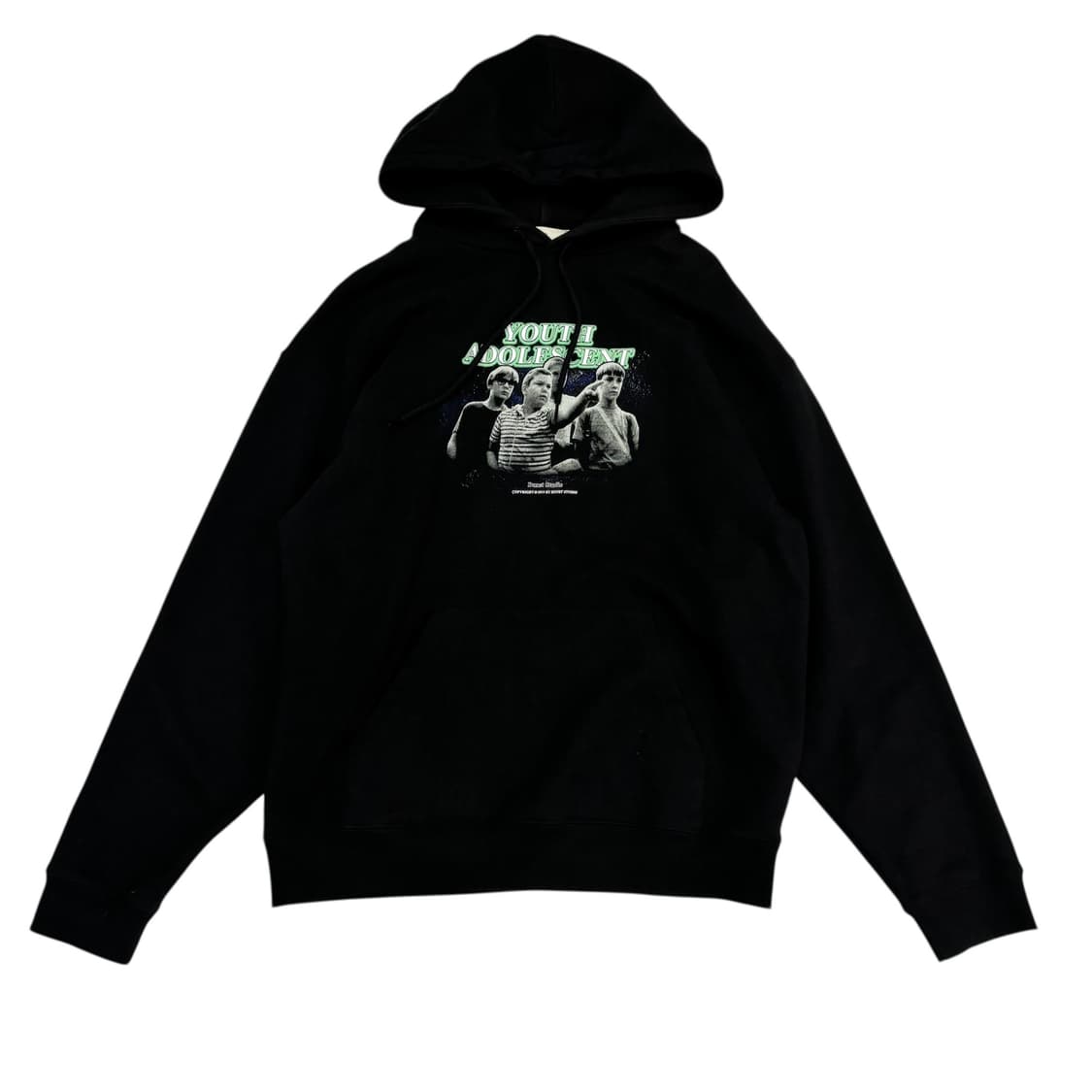 던스트 그래픽 로고 후드 상품이미지1