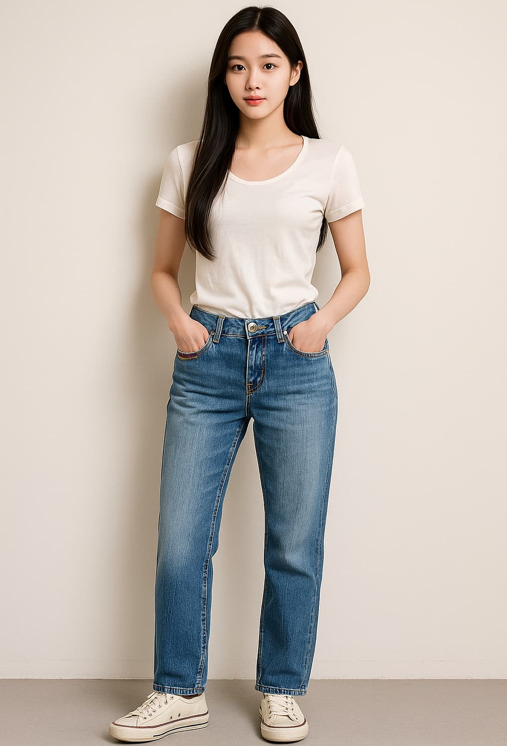 써스데이아일랜드 여성 데님팬츠_31 상품이미지1