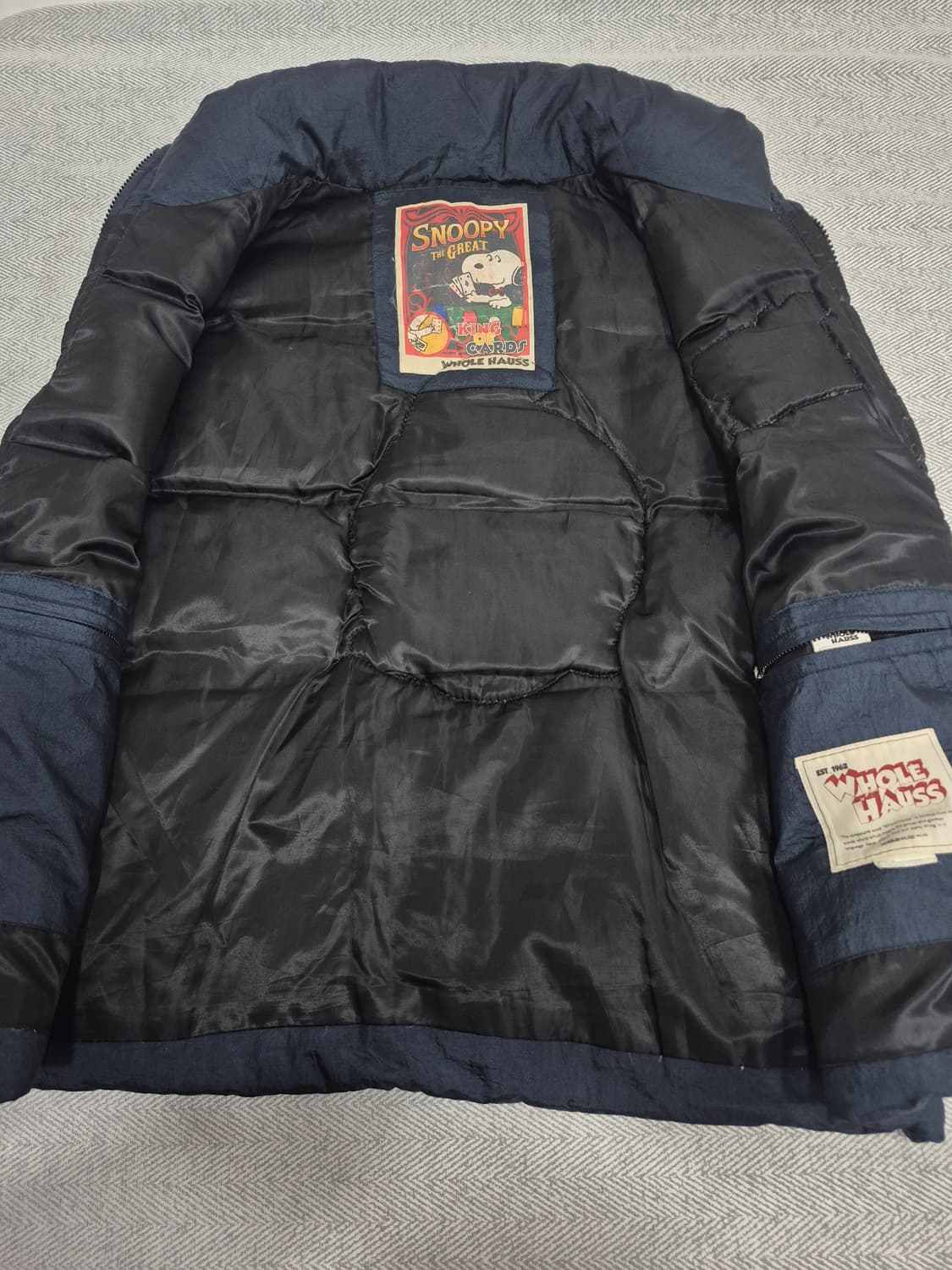 홀 하우스 더 스머프 덕다운 패딩 조끼 남성 105사이즈 상품이미지5