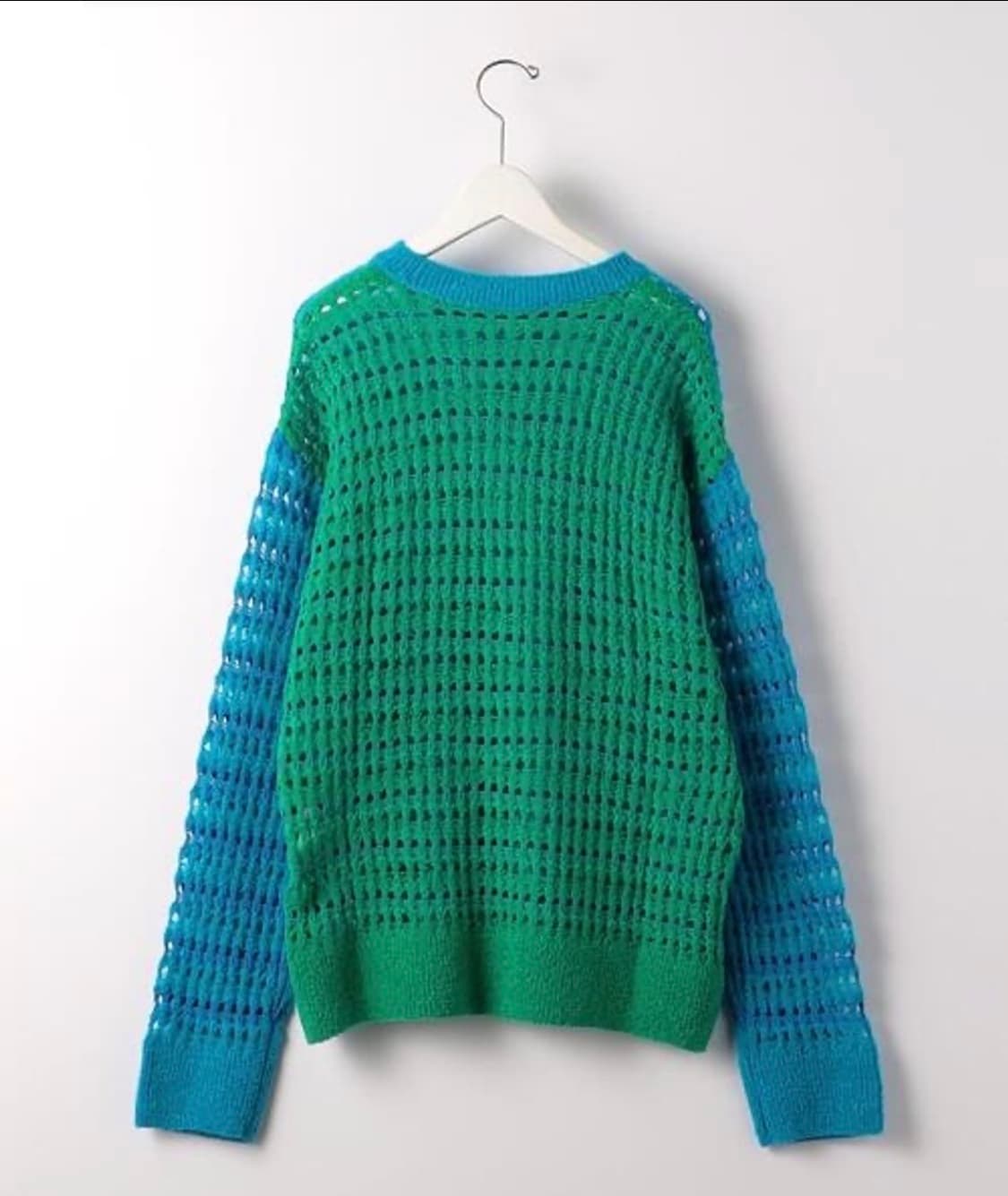 앤더슨벨 니트 M 블루/그린 상품이미지2