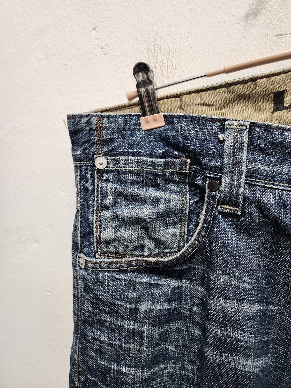 리바이스 y2k 포켓디테일 빈티지 데님  상품이미지3