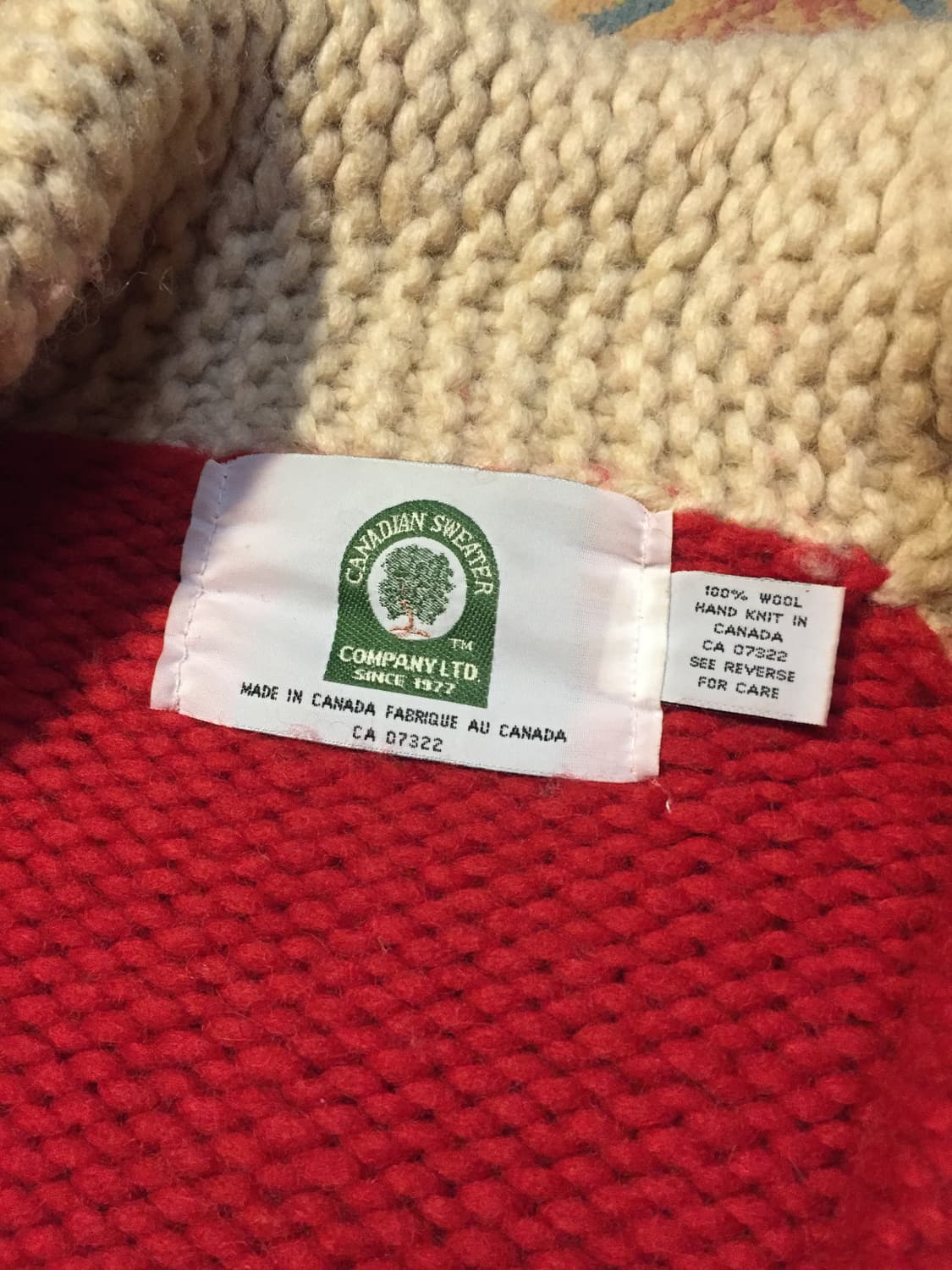 90‘s 빈티지 벌키 코위찬 스웨터  상품이미지5