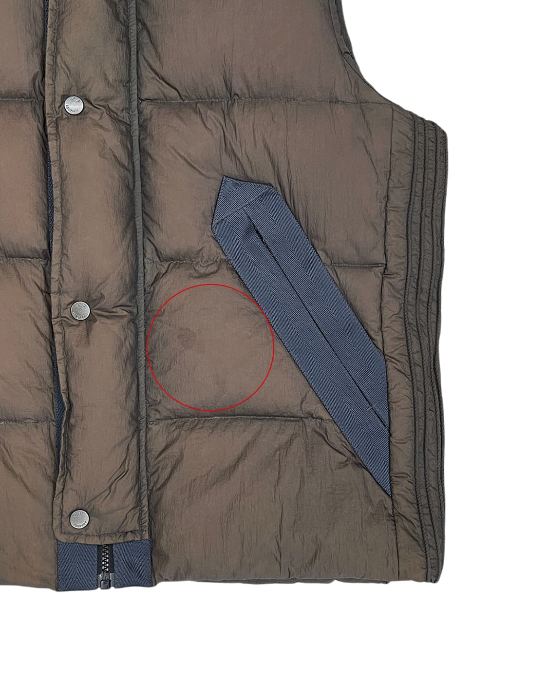 C.P. 컴퍼니 고글 후드 구스다운 베스트 상품이미지8