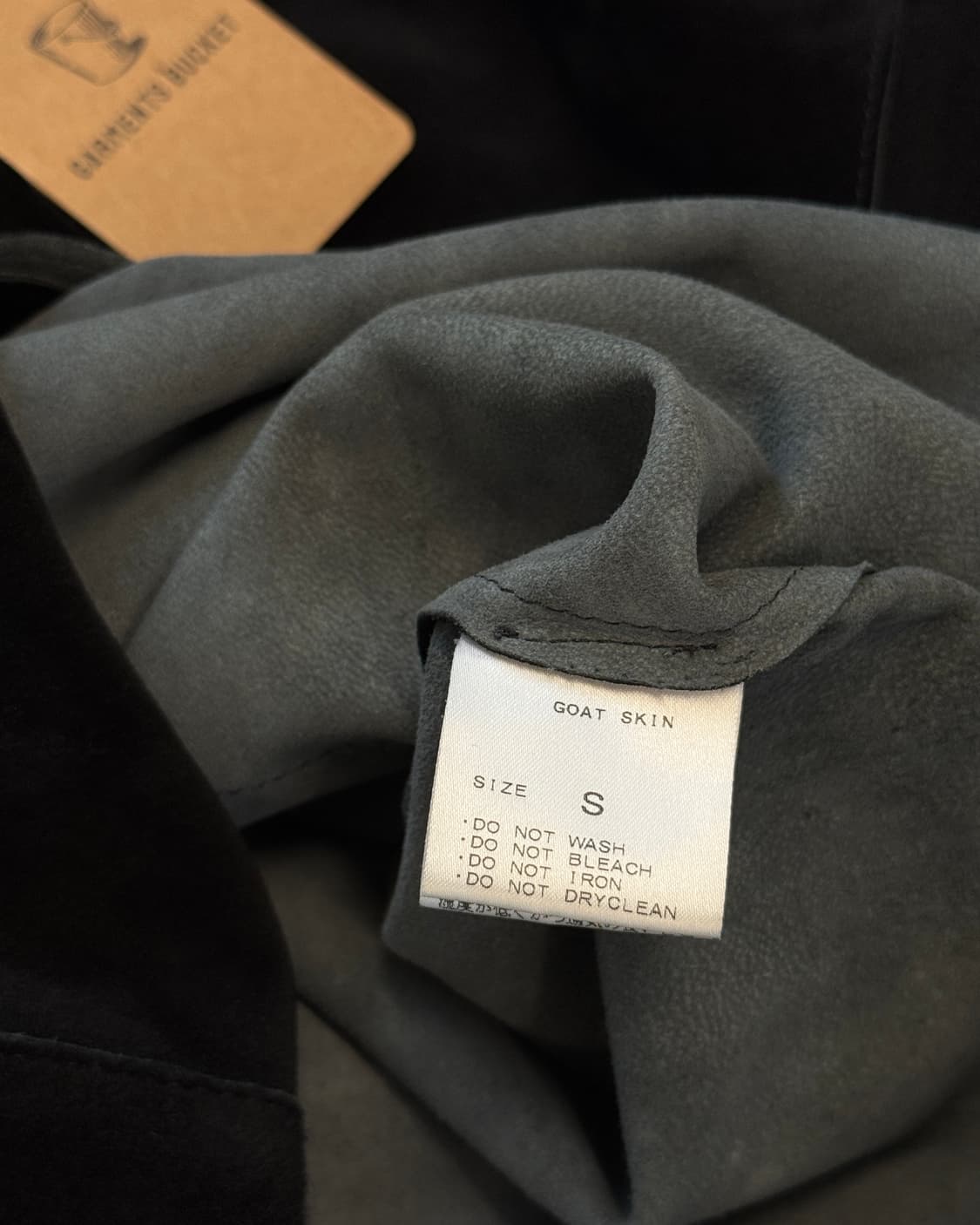 와코마리아 고트스킨 스웨이드 셔츠 상품이미지6